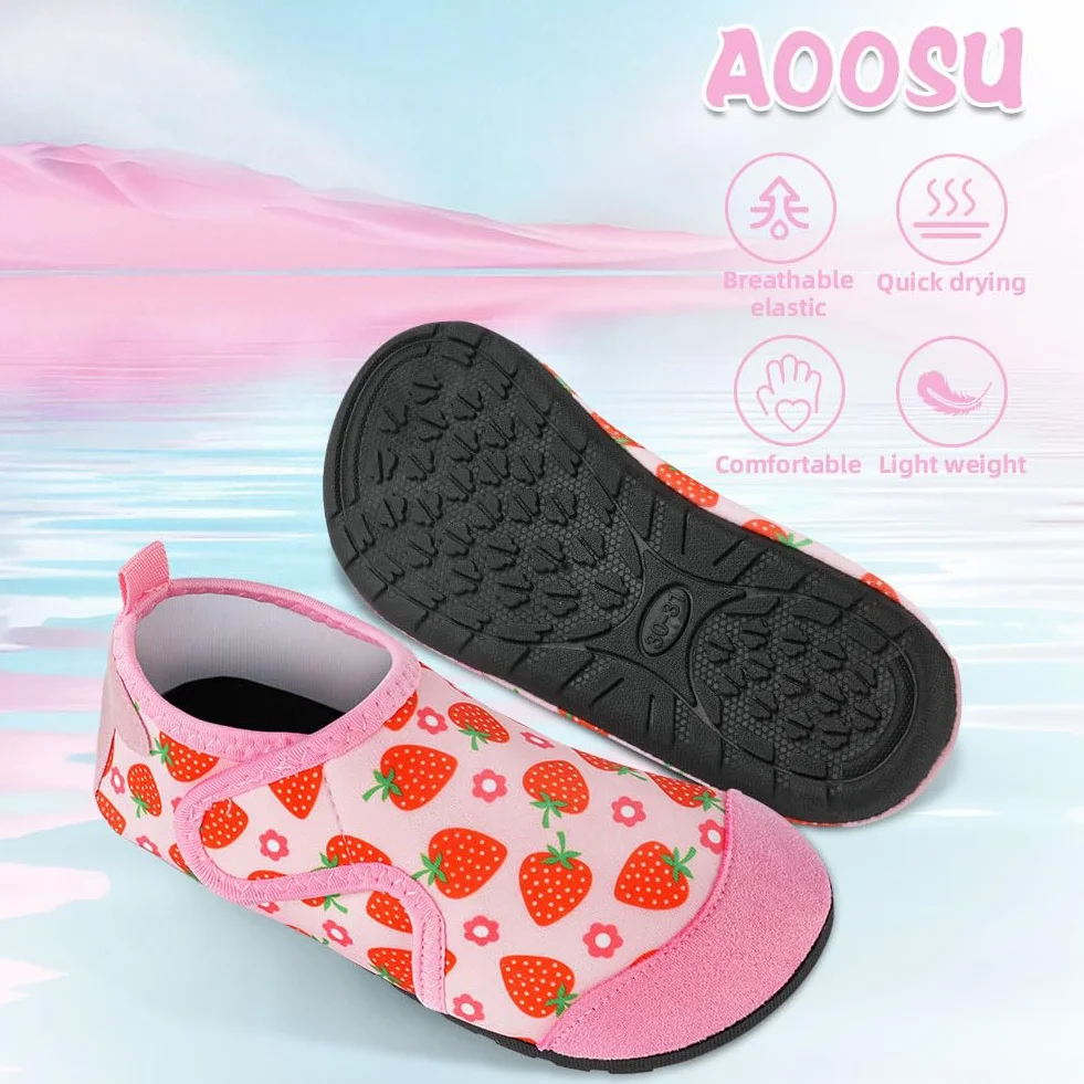 Scarpe da Acqua per Bambini Antiscivolo Asciugatura Rapida Spiaggia Surf Nuoto
