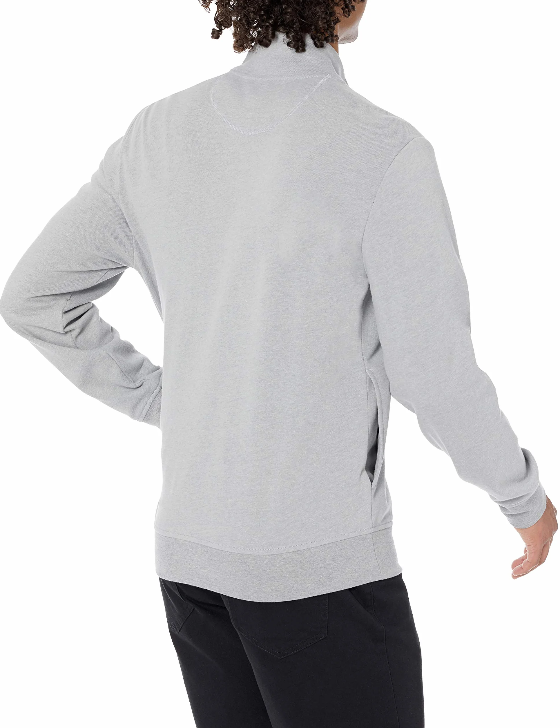 Amazon Essentials Felpa con Collo a Lupetto Leggera in Spugna Francese con Cerniera Integrale Uomo