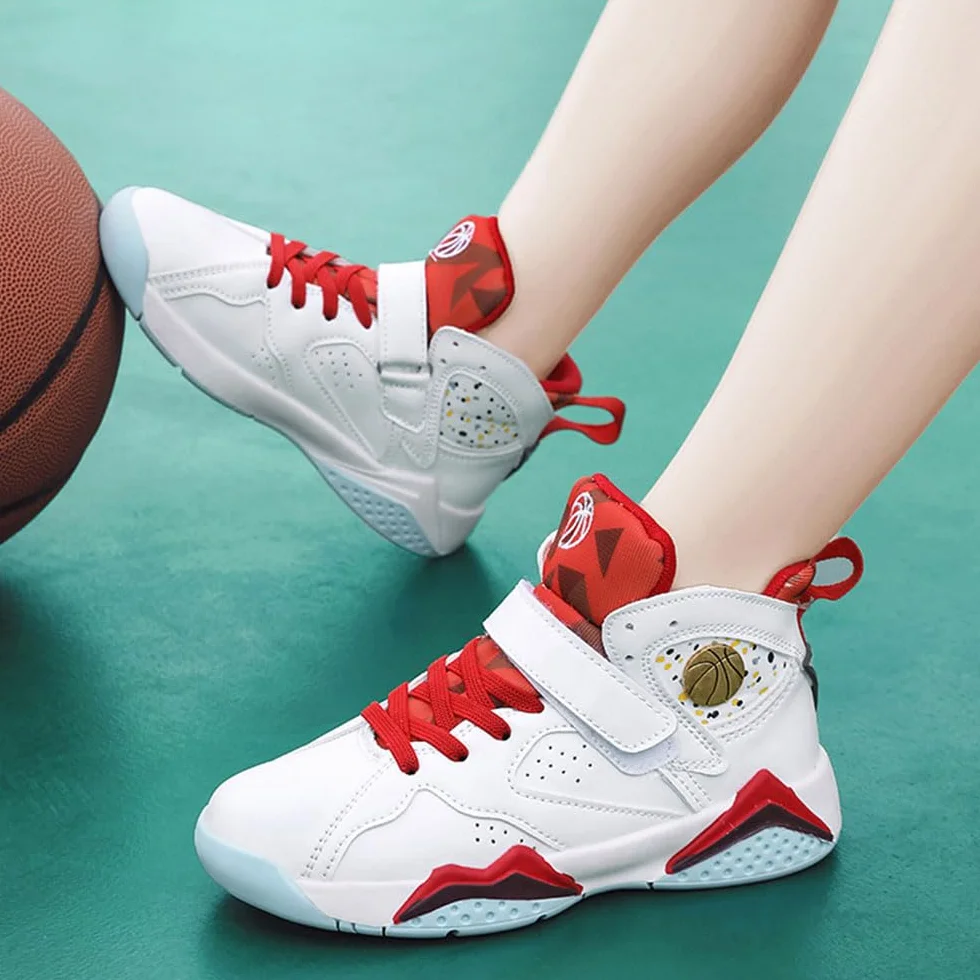 Hixingo Scarpe da Basket per Bambini e Ragazzi, Antiscivolo Traspiranti 28-39