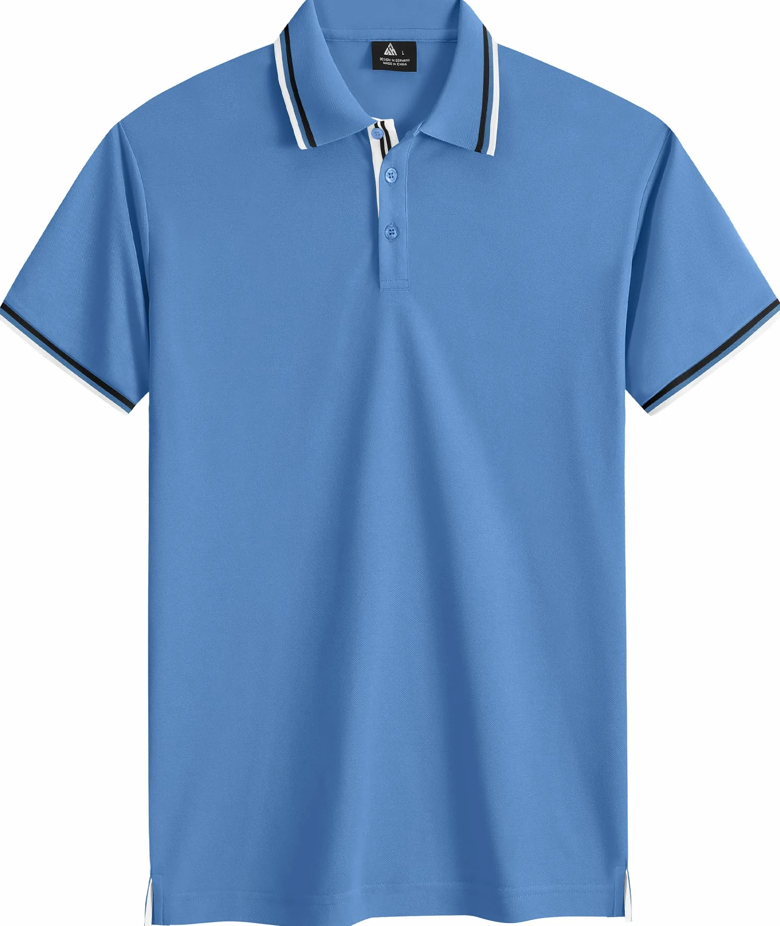 Geeksport Polo Uomo Manica Corta Outdoor Casual Asciugatura Rapida Sportiva Traspirante Golf T-Shirt