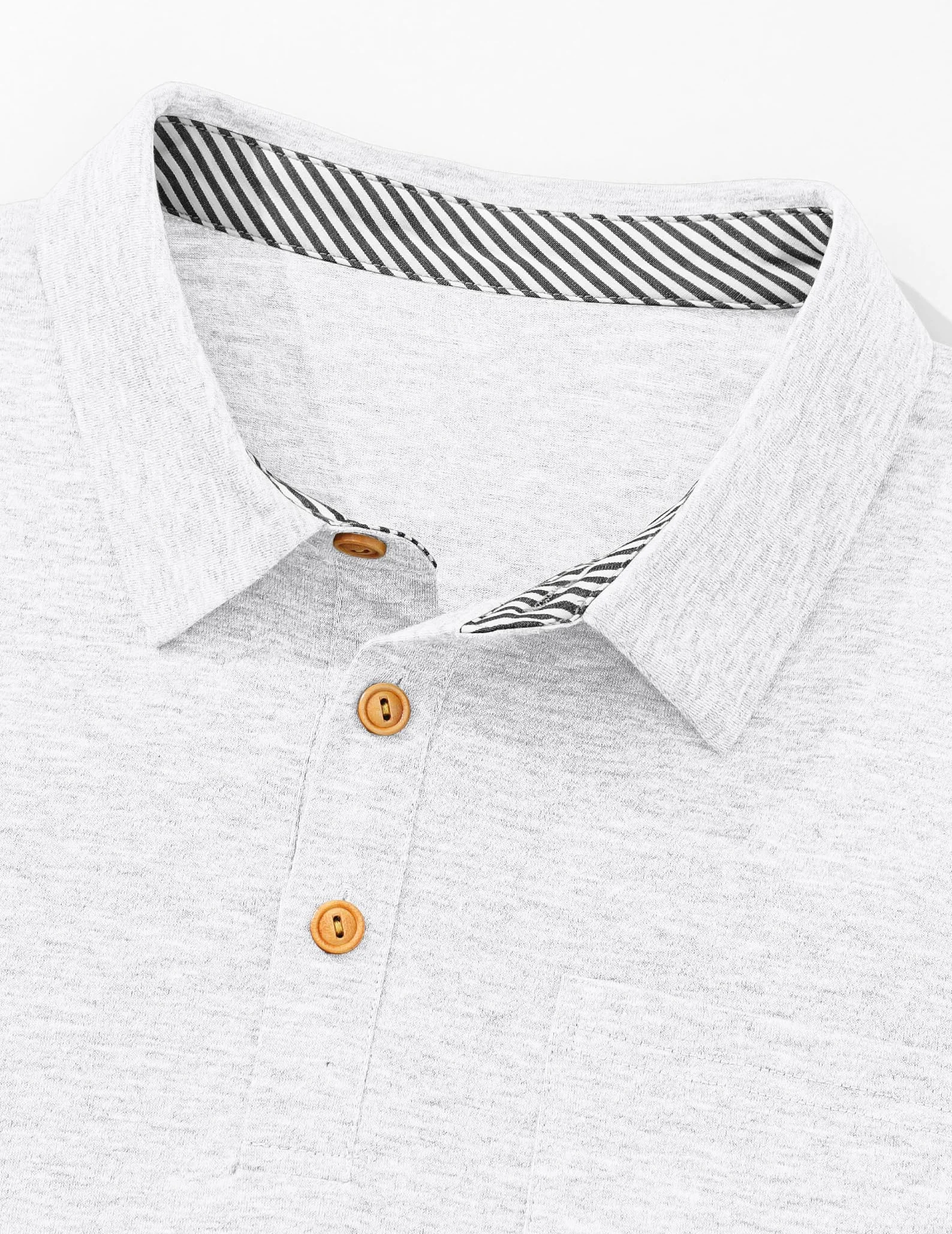 Polo Uomo Maniche Corte Cotone Estivo con Tasca sul Petto
