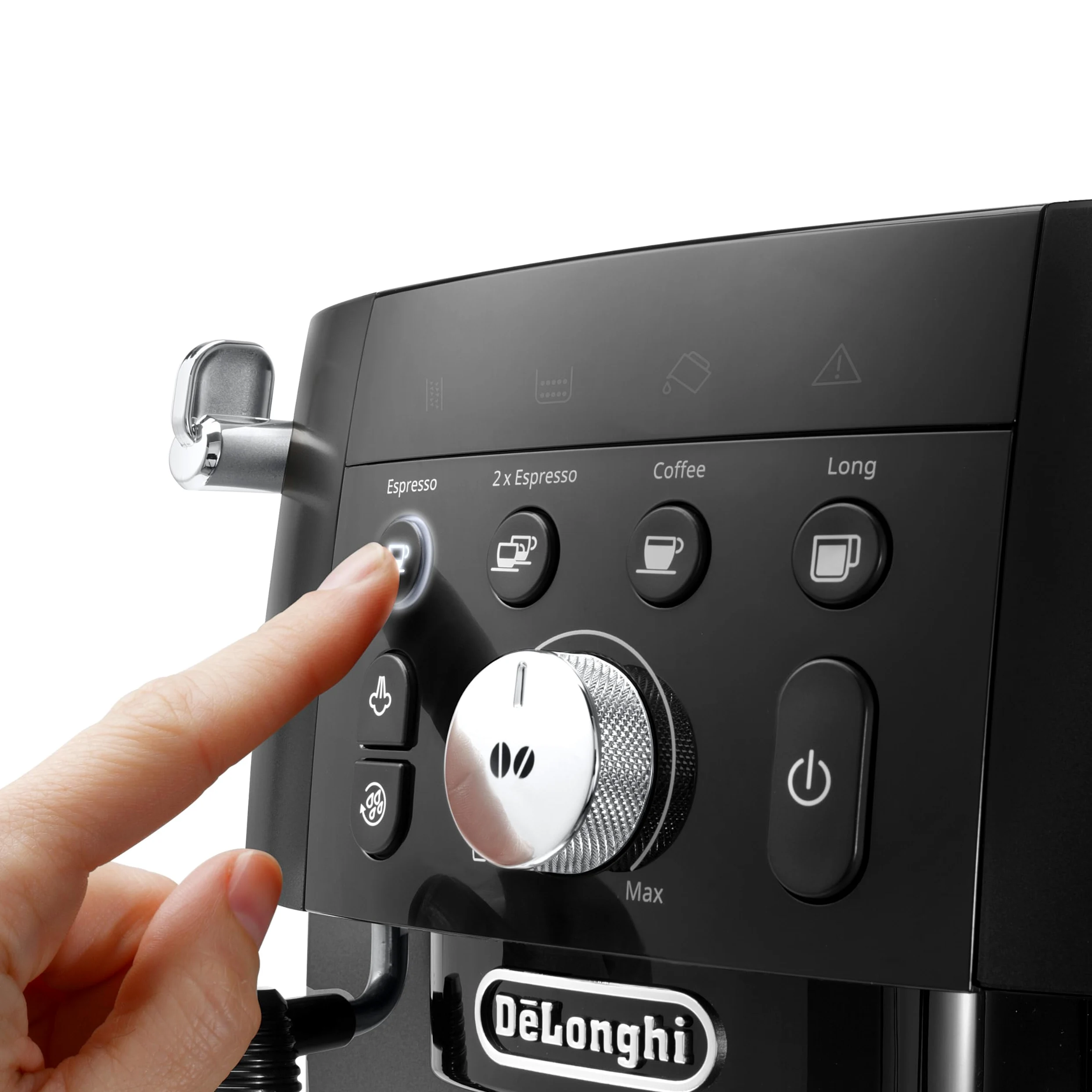 De'Longhi Magnifica S Smart ECAM230.13.B Macchina da Caffè Automatica per Espresso e Cappuccino, Caffè in Grani o in Polvere, 1450 W, Nero