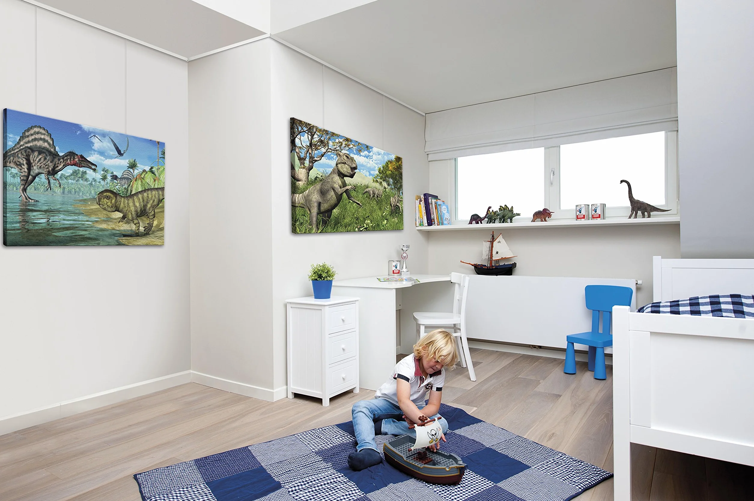 Set completo di binari per foto, in argento, lunghezza 8 m ed espandibili, decorazione da parete con immagini e foto, ganci per foto inclusi
