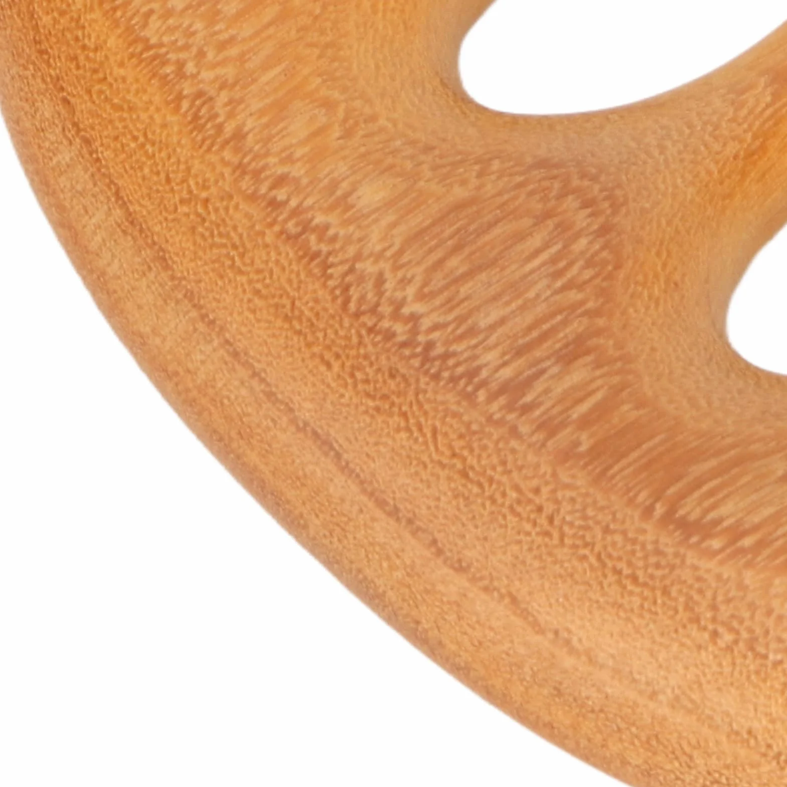 Pettine per Cuoio Capelluto in Legno a Denti Larghi per Massaggio