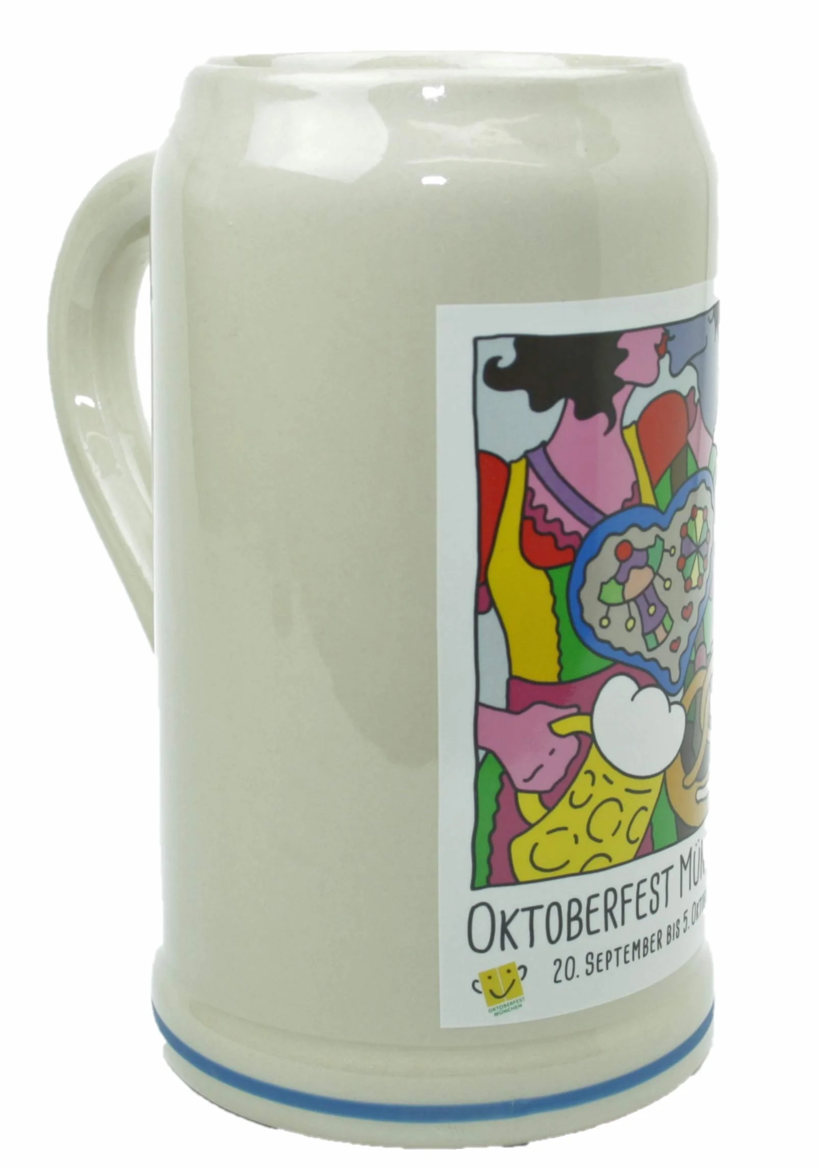 Boccale originale Oktoberfestkrug 2014 I, brocca annuale I Wiesnkrug I da collezione, confezione originale