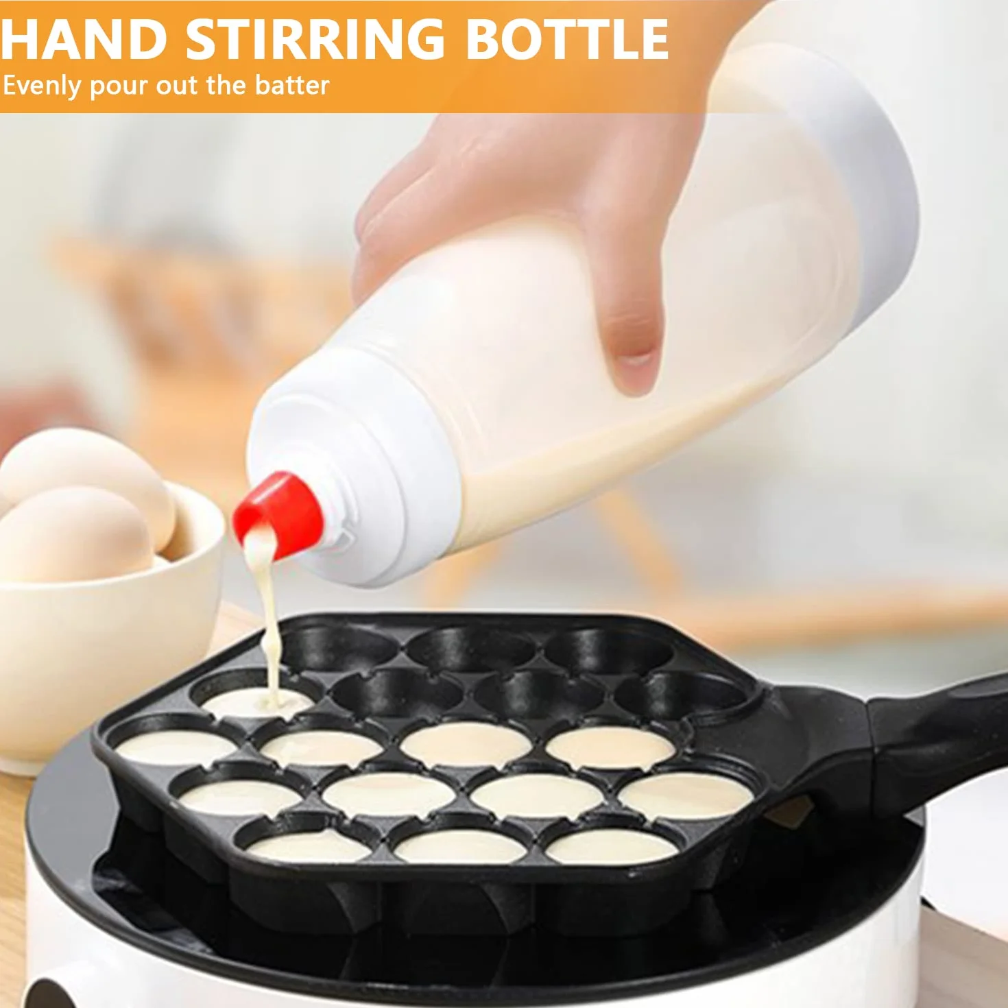Distributore di pasta in silicone, per pancake, crepes e cialde Uvm