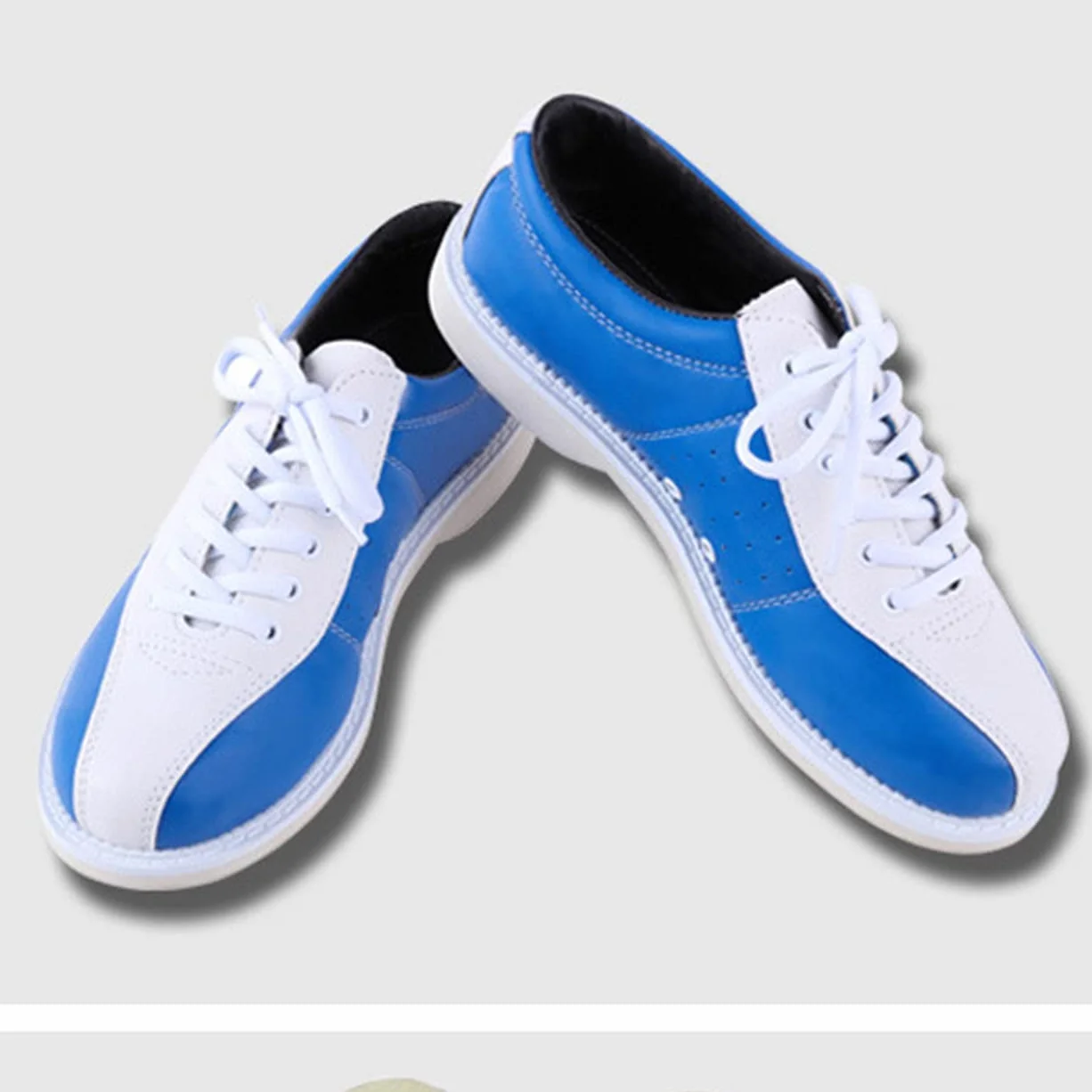 DAMANDO Scarpe da Bowling da Uomo con Suole Scorrevoli Leggere