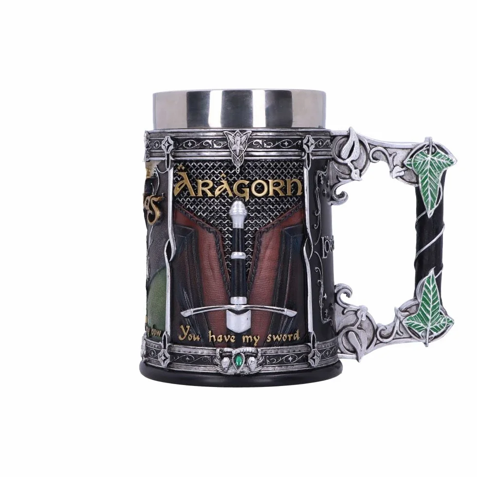 Nemesis Now Boccale con licenza ufficiale Lord of The Rings The Fellowship, multicolore, 15,5 cm
