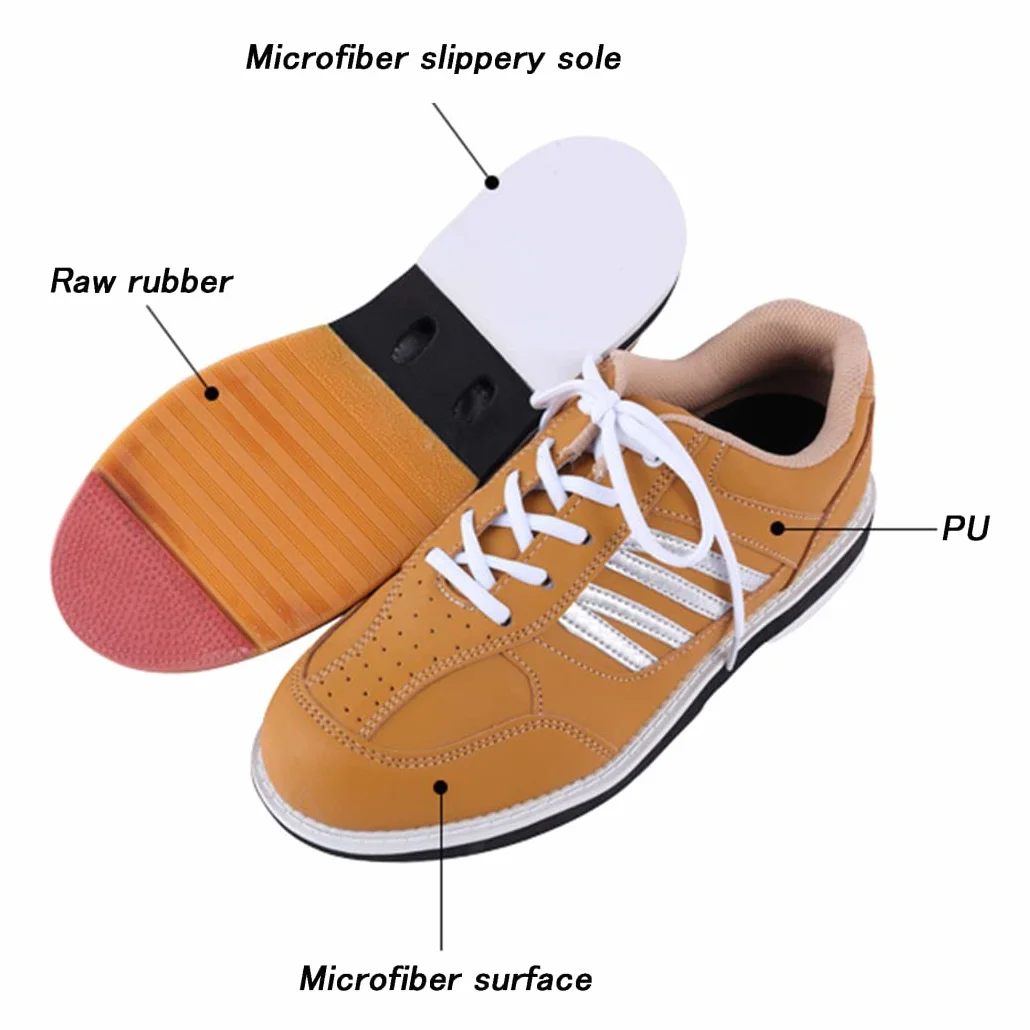 Scarpe da Bowling Professionali Traspiranti Antiscivolo Uomo