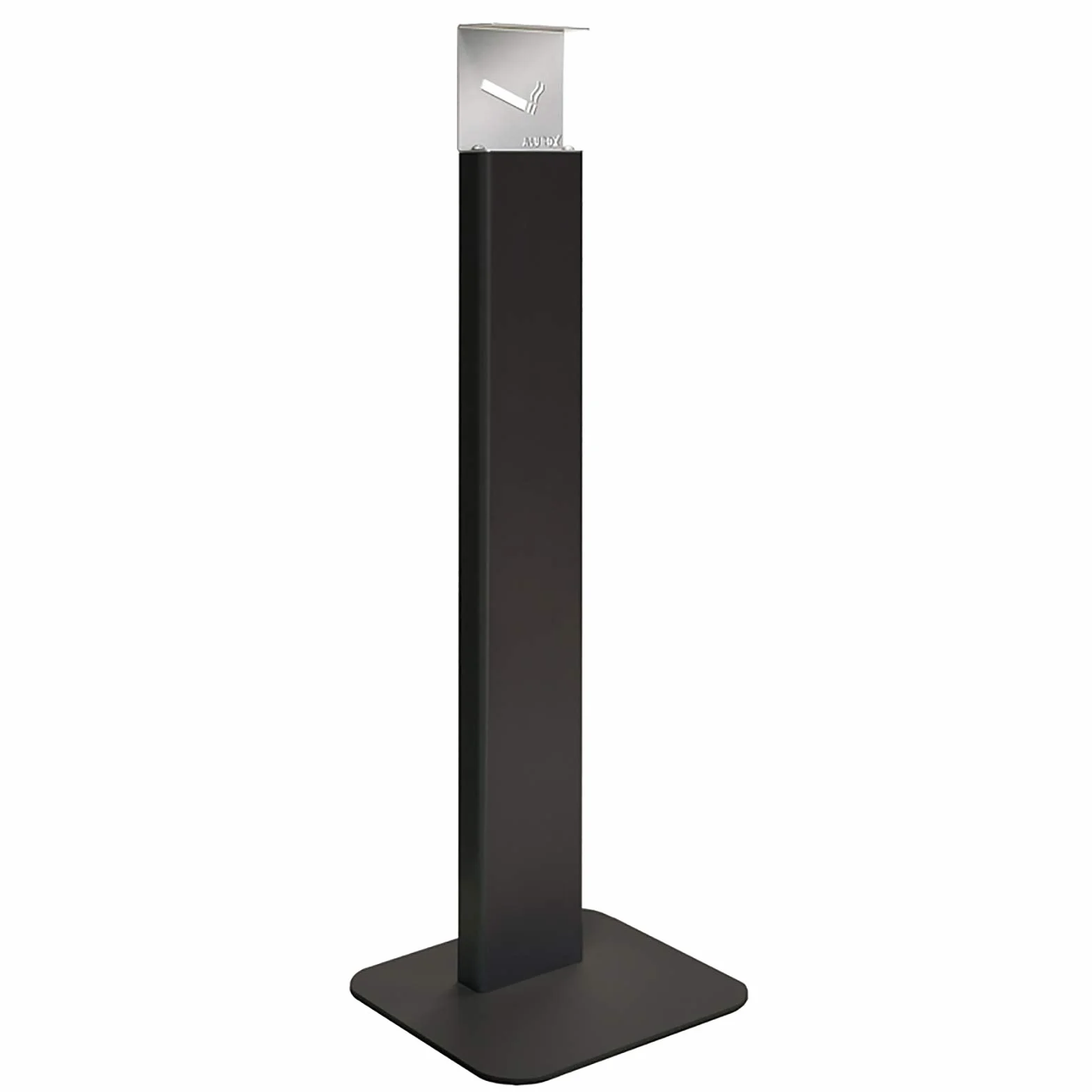 Portacenere Da Esterno Autoportante 30X30X98 Cm Acciaio Inox Alluminio Made In Italy ALUBOX