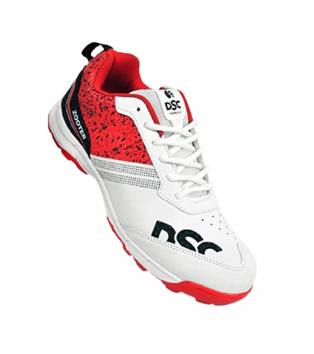 DSC Zooter-Scarpe da Cricket per Uomo e Ragazzo, Taglia 39, Colore: Bianco/Blu