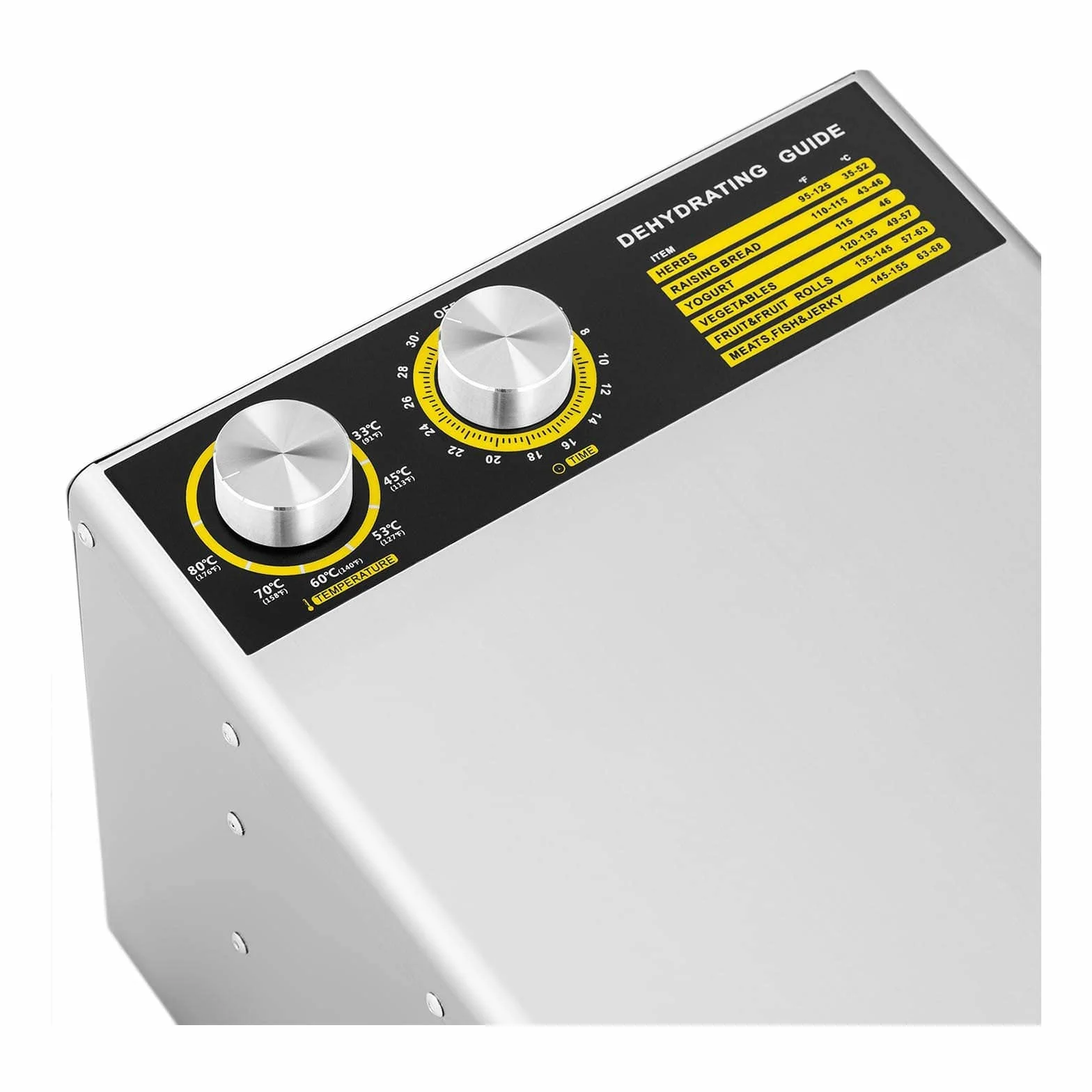 Royal Catering Essiccatore per Alimenti Professionale Disidratatore Frutta e Verdure RCDA-500/23S (500 W, 6 ripiani, 230 V, Acciaio Inox)