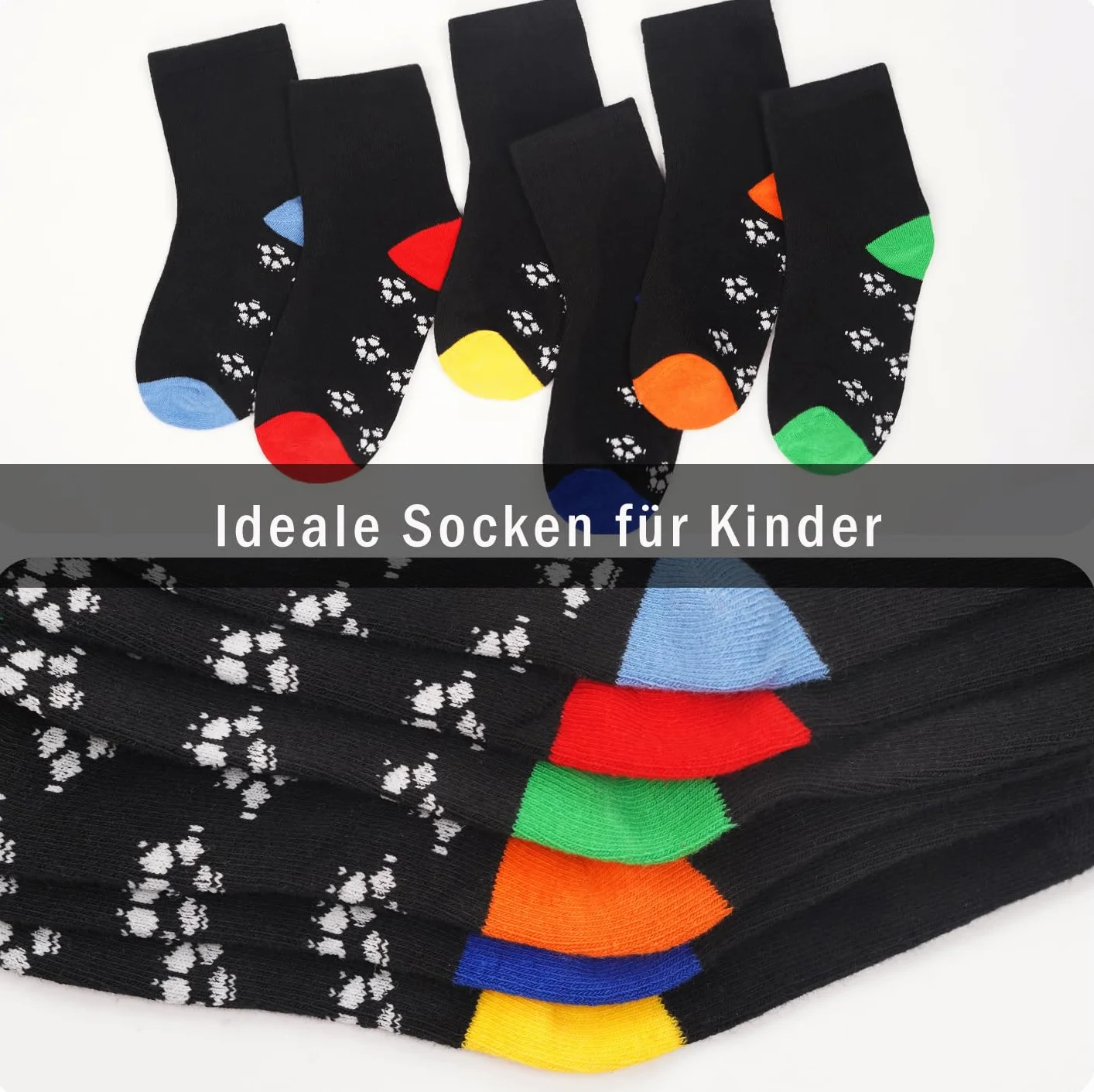 Libella 12 Paia di calzini per Bambini ragazzi e ragazze calzini sportivi calzini invernali da calcio Cotone calzini Amaretti alla moda colorato 2889VA