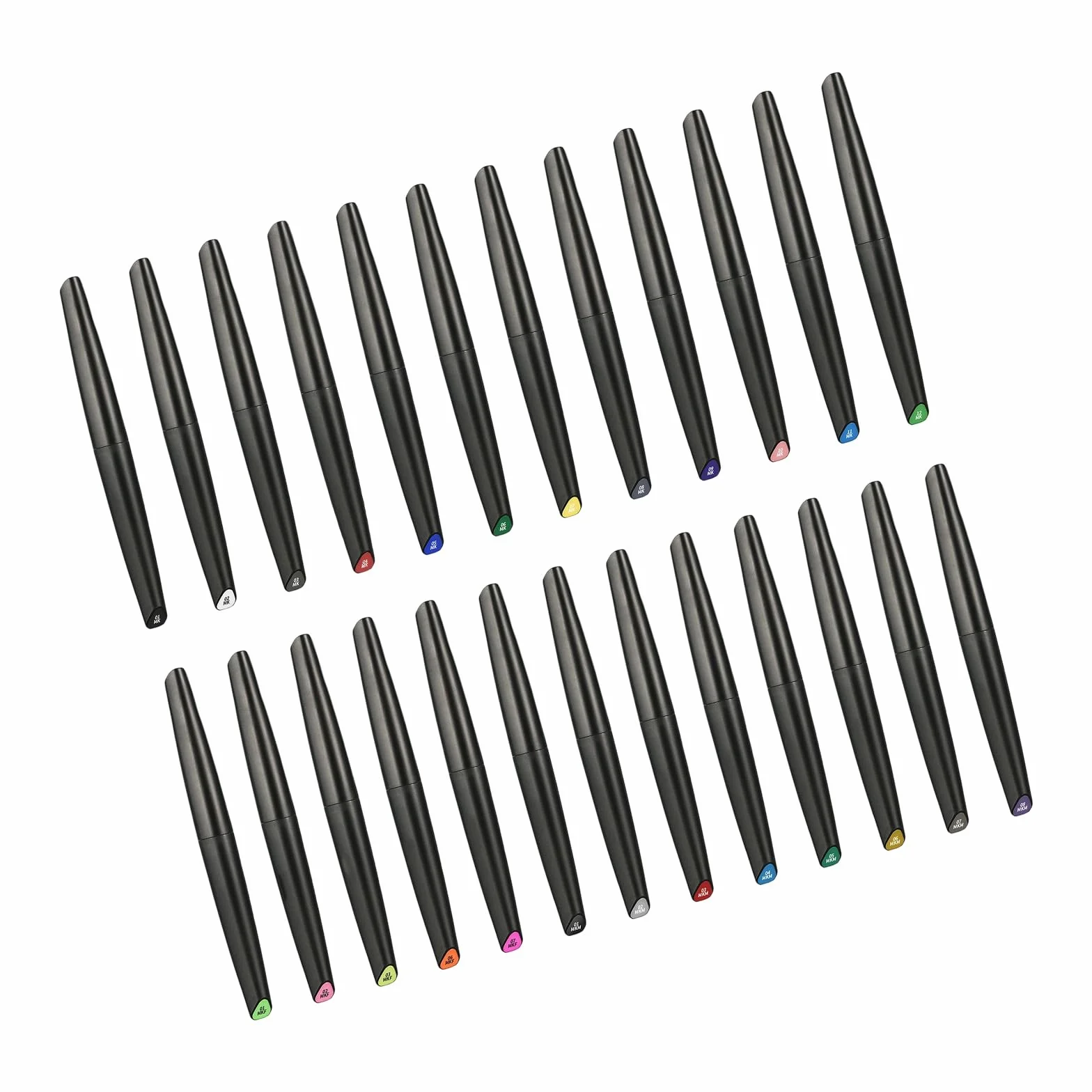 Set di 26 pennarelli per modellismo, inclusi gomme da cancellare, penne, matite per pittura in miniatura, artigianato e costruzione di pennarelli ABS