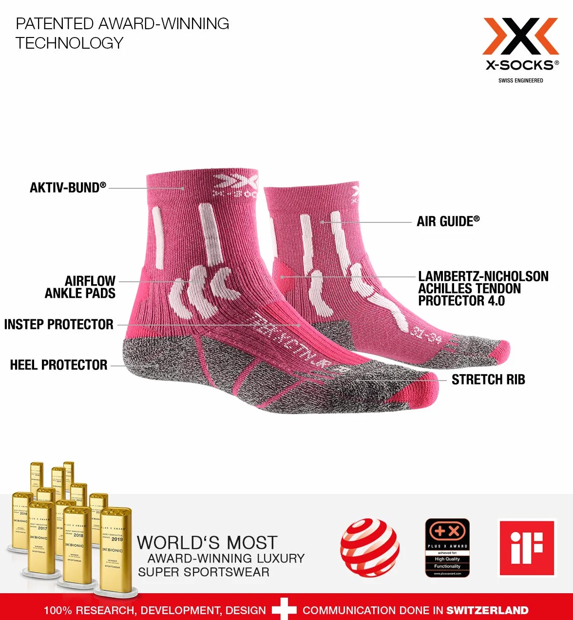 X-Socks Trek X Cotton Junior
