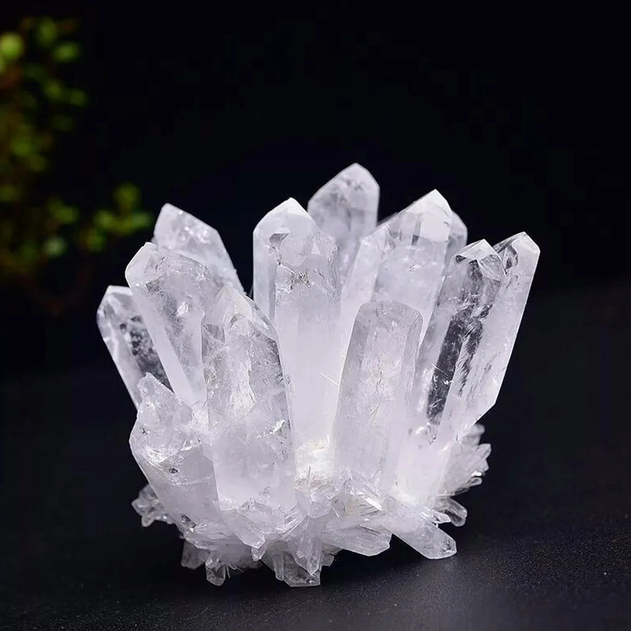 150 g di Quarzo Bianco Cristallino Naturale a grappolo, Pietra preziosa, drusa geode