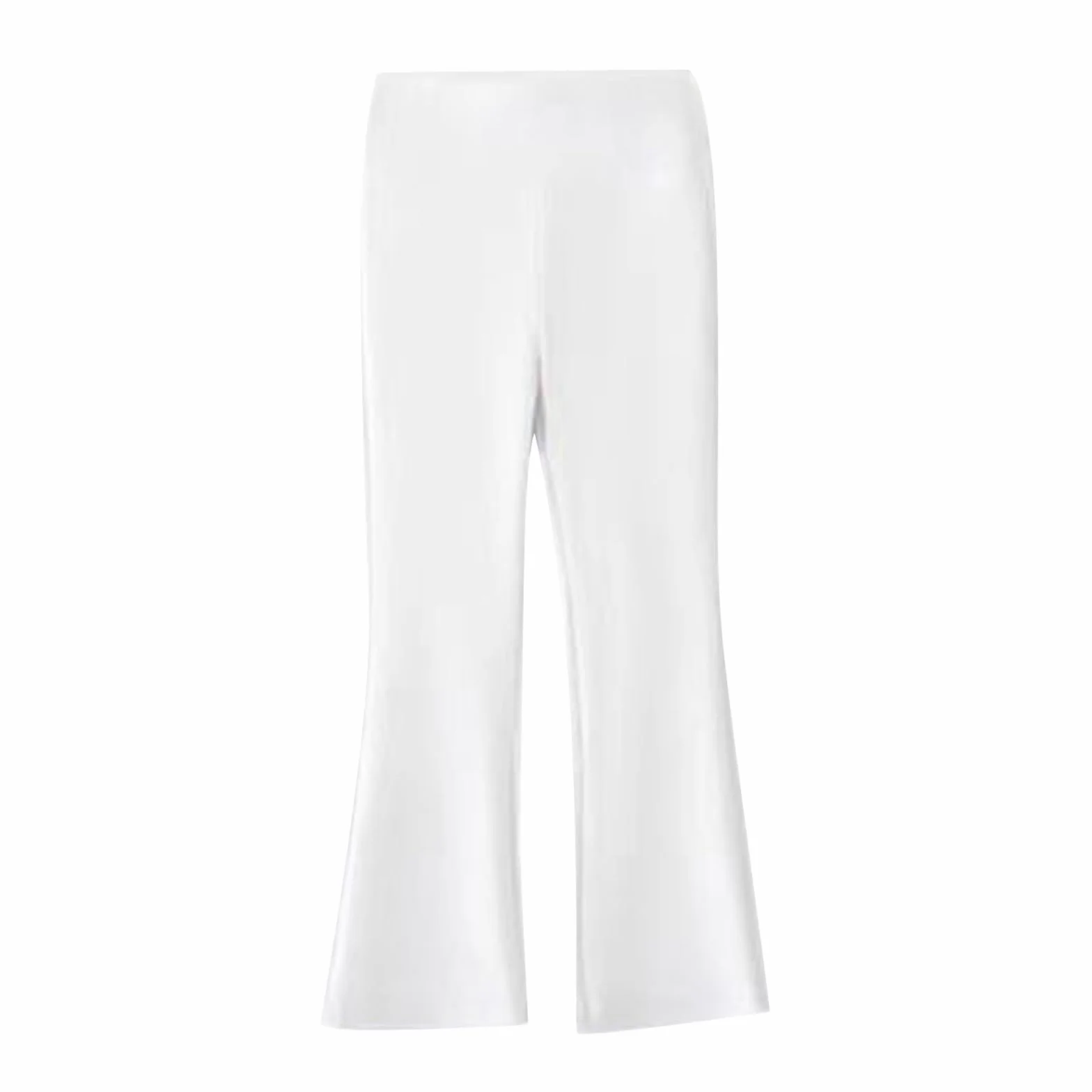 Ragazze Flare Leggings Elastico Vita Yoga Pantaloni Slim Elastico Bootcu2 Activewear Tinta unita Lunghezza intera Campana Bottoms
