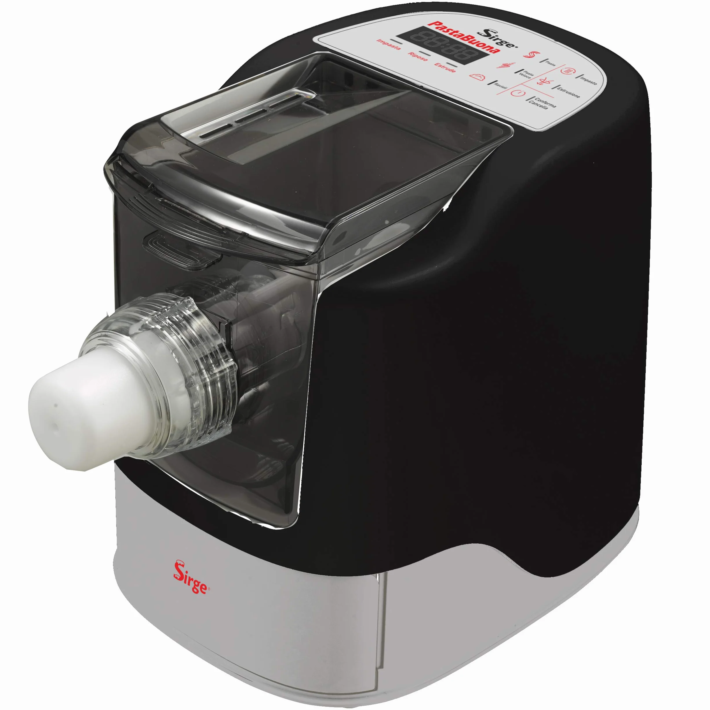 Sirge Macchina Per La Pasta Serie BUONA 13 Trafile Automatica Nero/Grigio