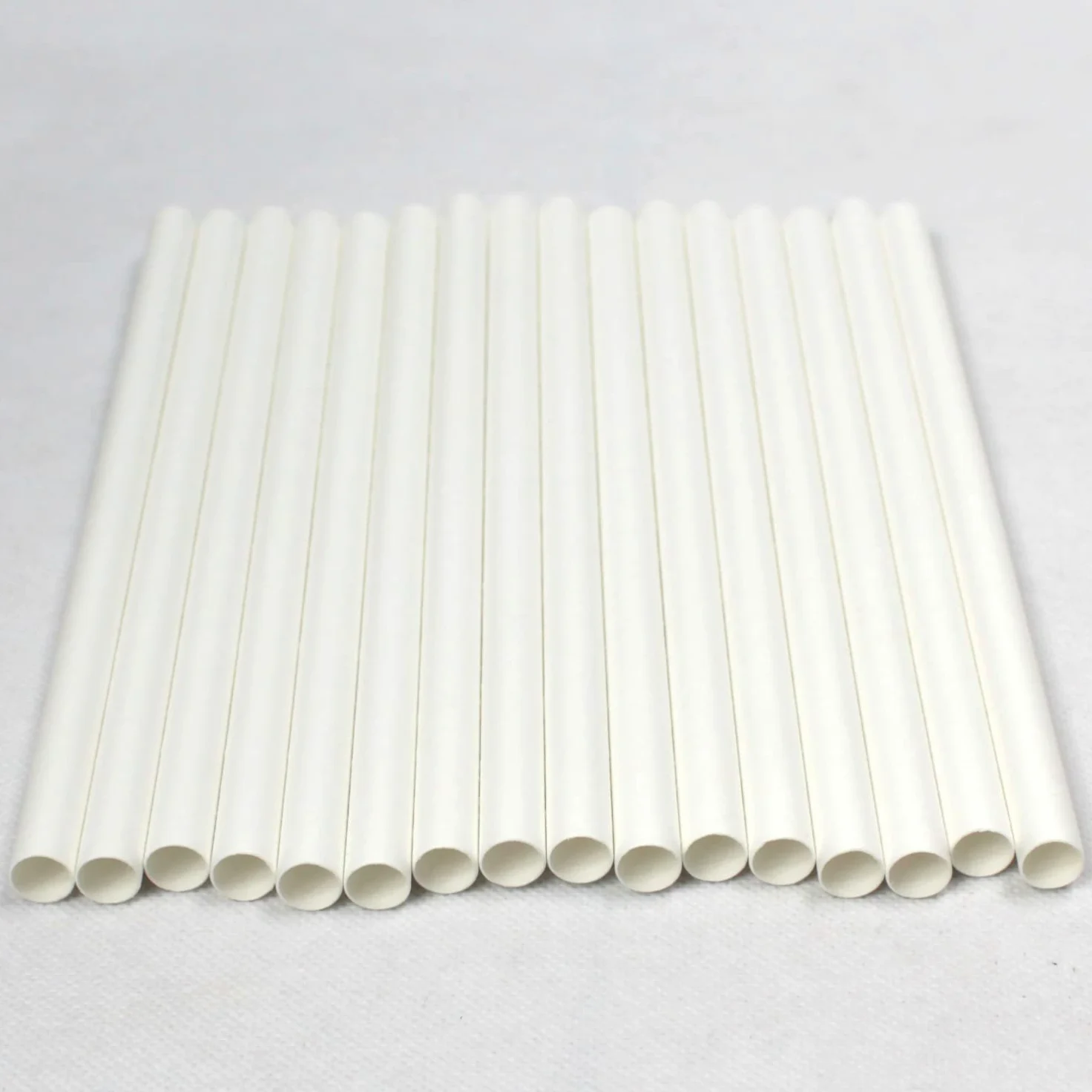 Cannucce di carta bianca (8 mm x 200 mm), confezionate singolarmente per la protezione, confezione da 800, ecologiche, altamente durevoli, adatte a tutte le occasioni