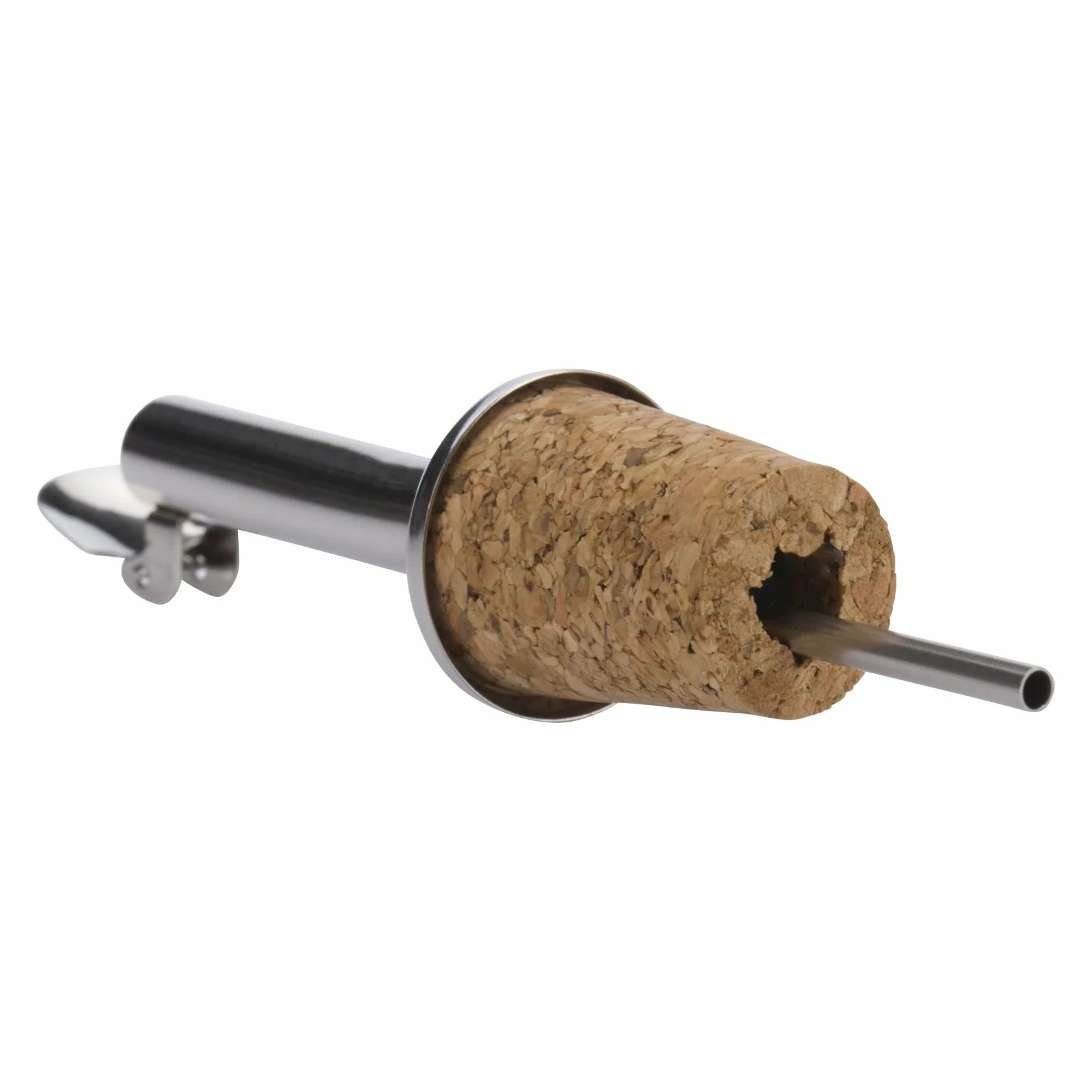Westmark 2 Beccucci per Bottiglie di Liquori, Olio e Aceto, Acciaio Inossidabile, Argento
