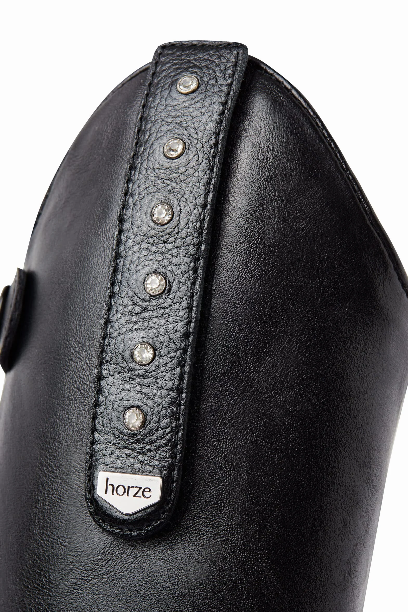 HORZE Stivali da equitazione Portland per bambini con cristalli