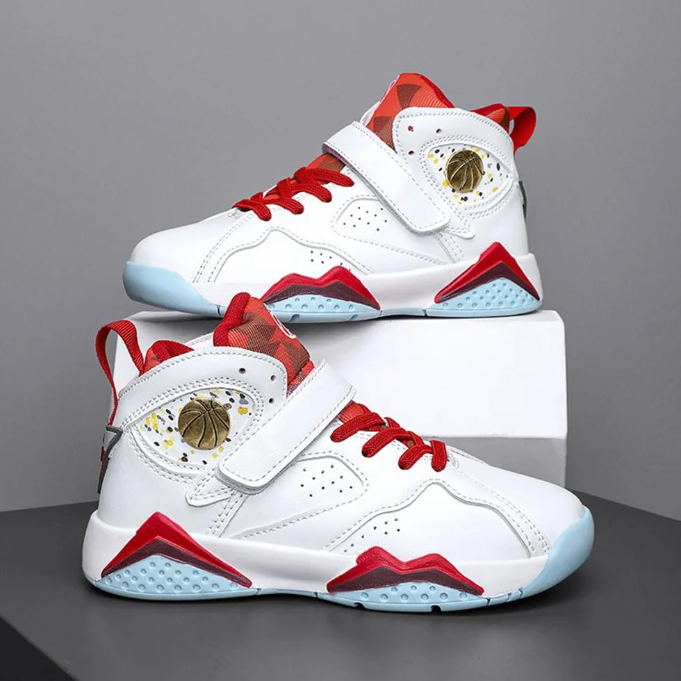 Hixingo Scarpe da Basket per Bambini e Ragazzi, Antiscivolo Traspiranti 28-39