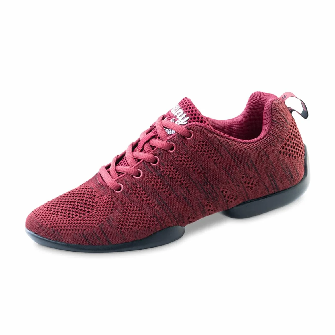 Anna Kern Uomini Dance Sneakers 4035 Bold Rosso Nero Suola Sneaker