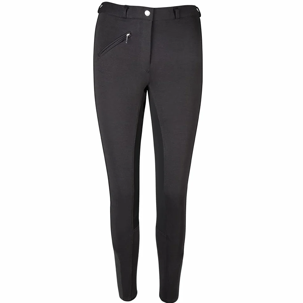PFIFF Thea Pantaloni da equitazione con rinforzo integrale per bambini