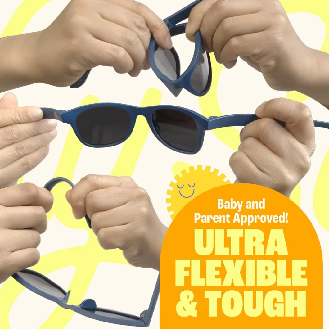 BABY SUNNIES Polarized Toddler Sunglasses UV Protection Boys Girls