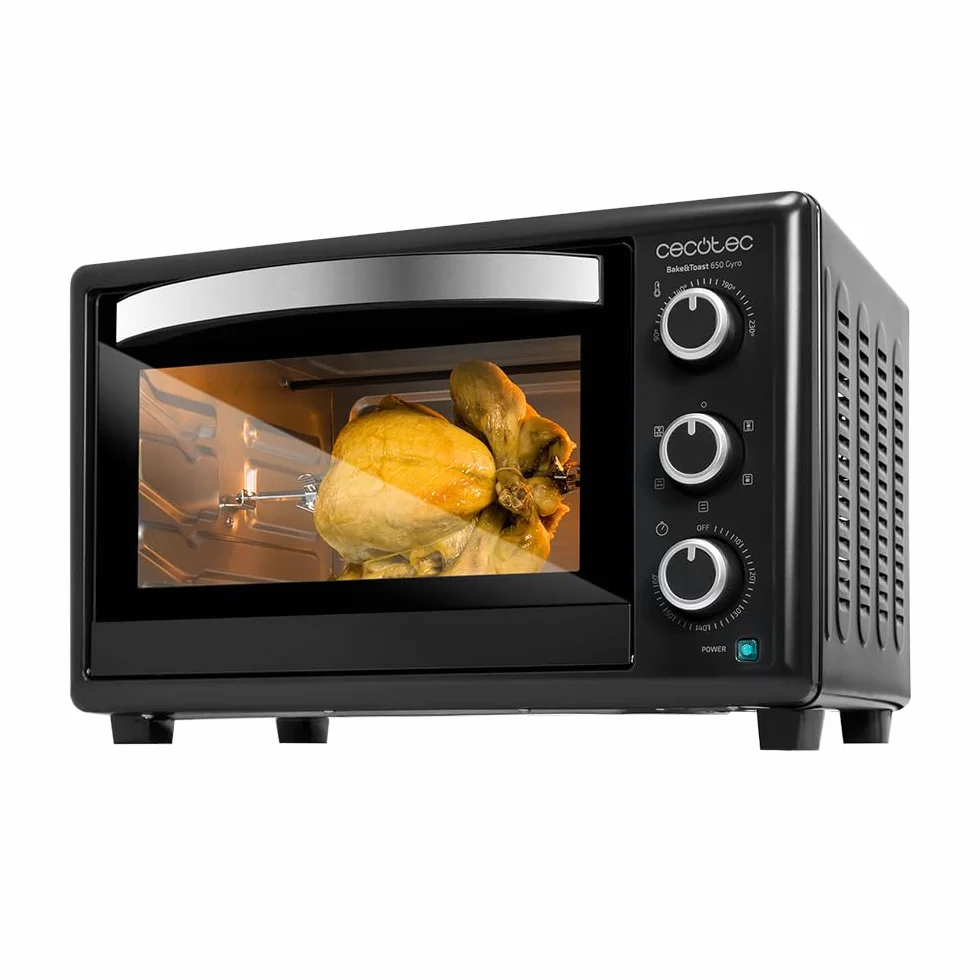 Cecotec Forno da tavolo Bake&Toast 3090 Black Gyro 30 L 1500 W 5 funzioni