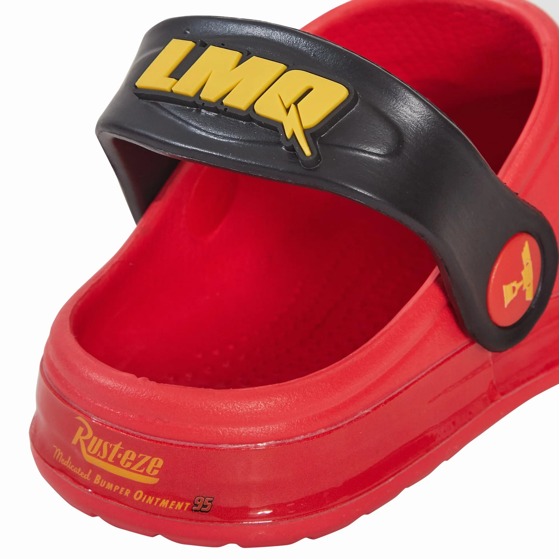 Disney Clogs Cars per Ragazzi con Charm, Sandali per Bambini, Slider Lightning McQueen con Cinghia alla Caviglia, Scarpe da Spiaggia.