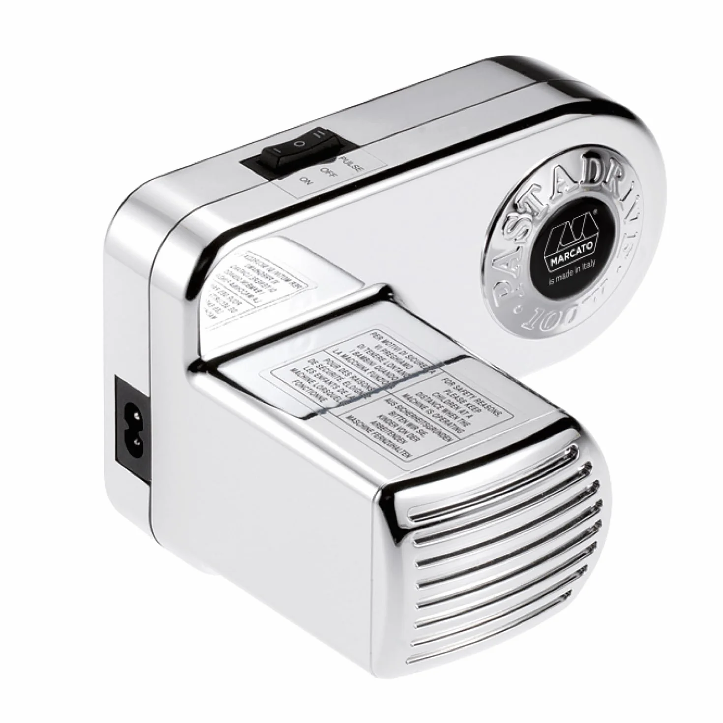 Marcato Motore per Macchina per Pasta 100W Plastica Argento Linea Basic