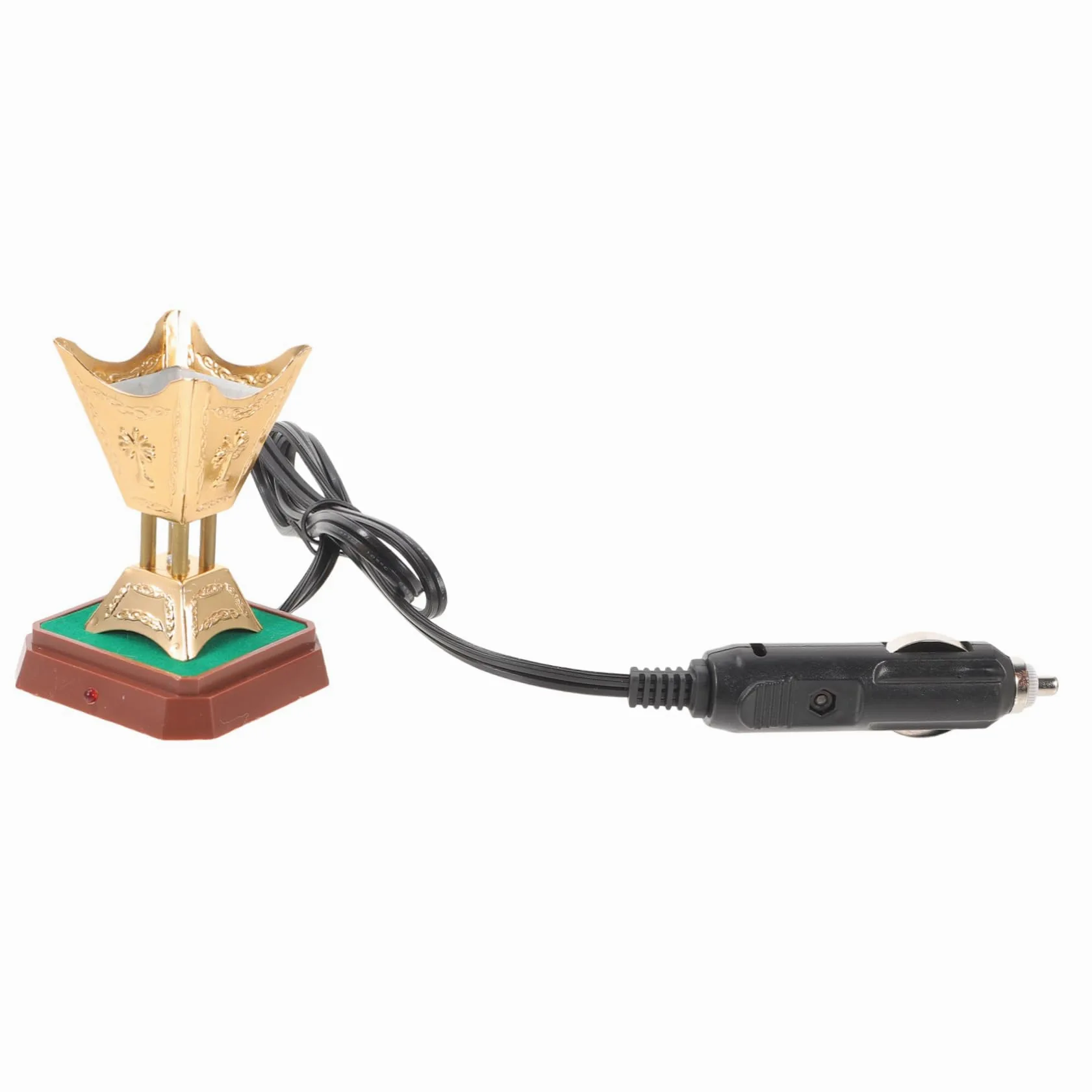 Didiseaon 5 Pezzi bruciatore di incenso aromatico sanifica aria profumatore auto bruciatore di incenso elettrico di da tavolo arredamento incensiere porta incensiere