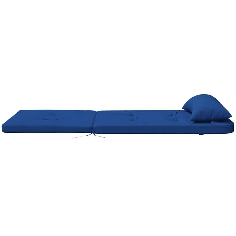 2 cuscini per sedia, in tinta unita, blu, 58 x 77 x 4,5 cm, in tessuto Oxford con elastico antiscivolo, lavabili, ergonomici, imbottiti, per sedie da giardino, sala da pranzo, ufficio