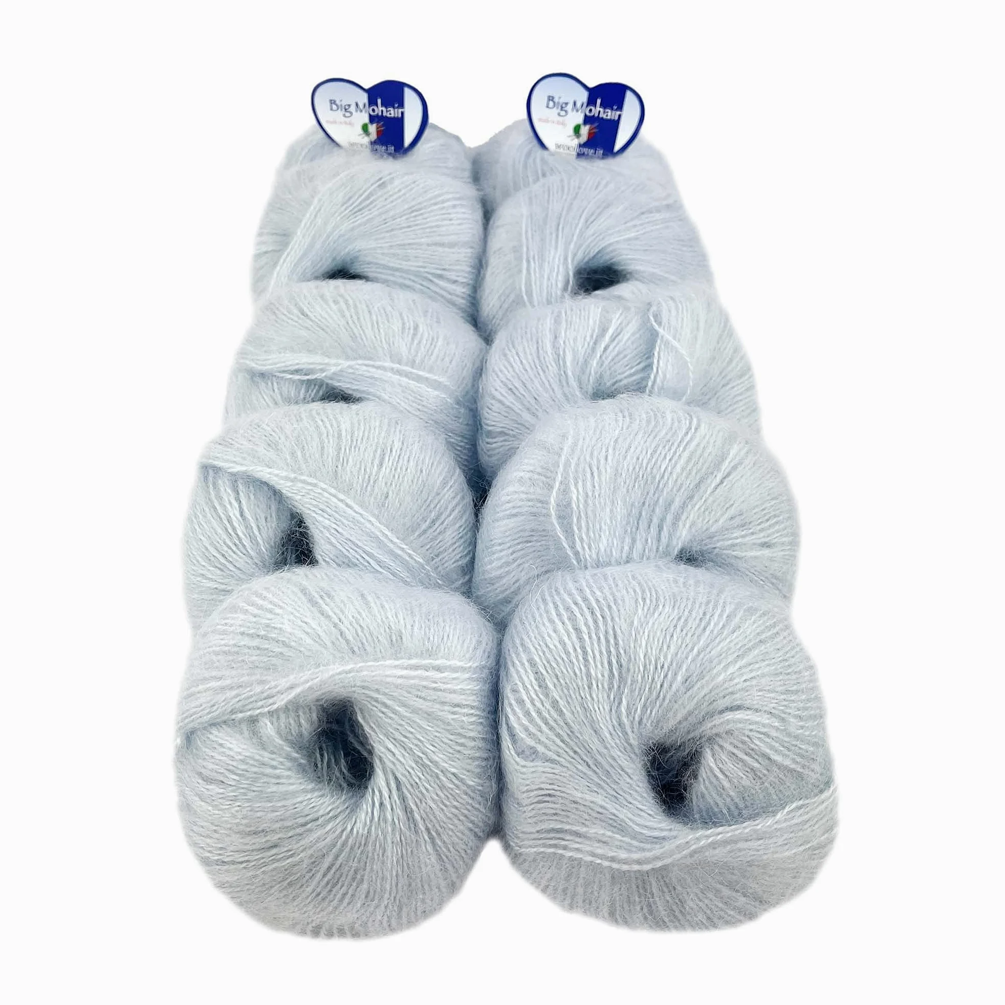 Tricot Cafè - Big Mohair - gomitolo filato lana mista ideale per la realizzazione di capi per neonati e bambini fibra sensibile alle diverse temperature Made in Italy