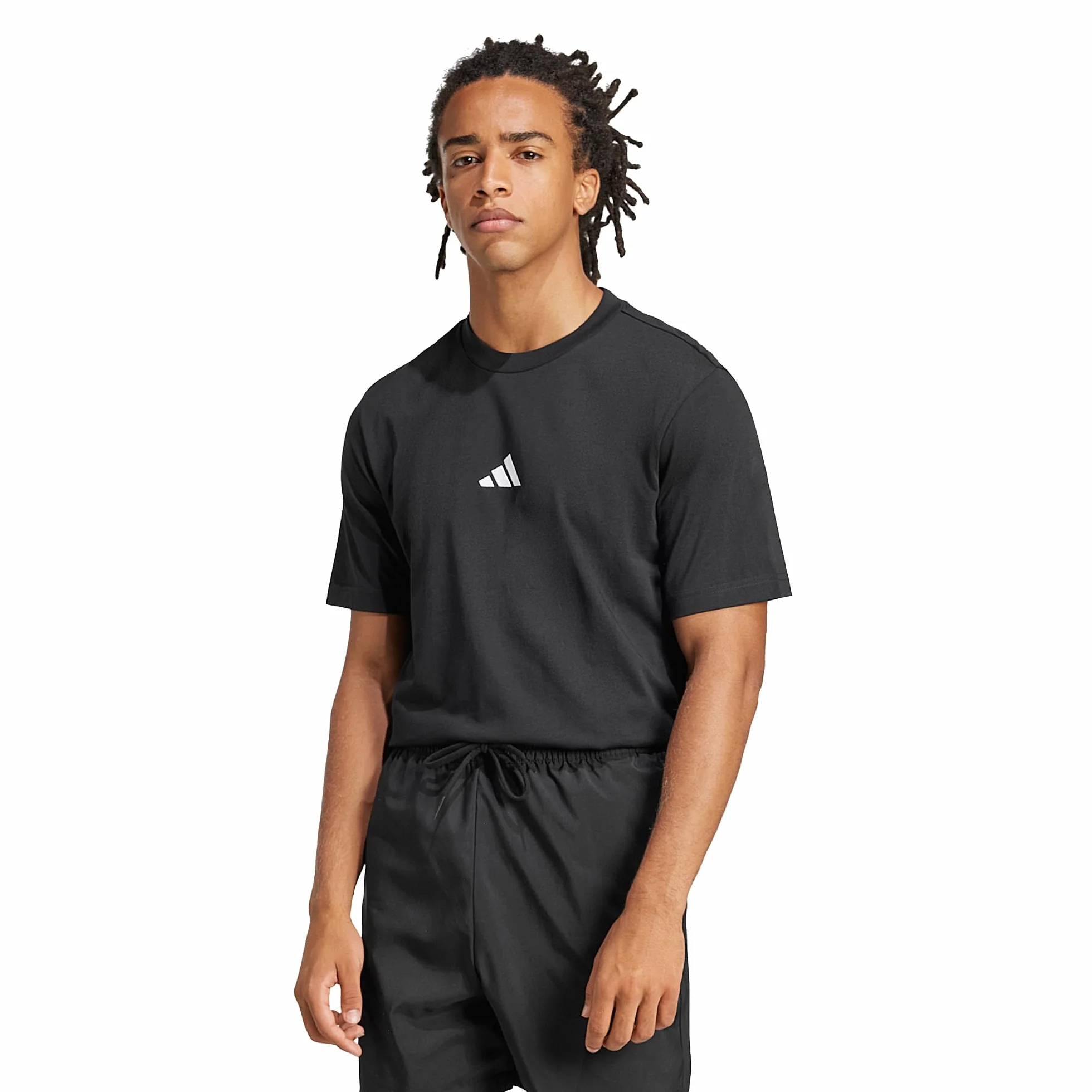 Adidas Essentials Small Logo Single Jersey Tee