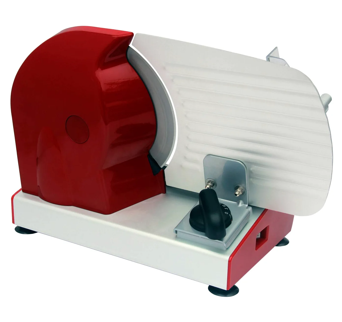 RGV Affettatrice 220 Mary - Affettatrice Professionale 200W in Alluminio, Lama Ø220mm Estraibile, Spessore Regolabile Fino 14 mm