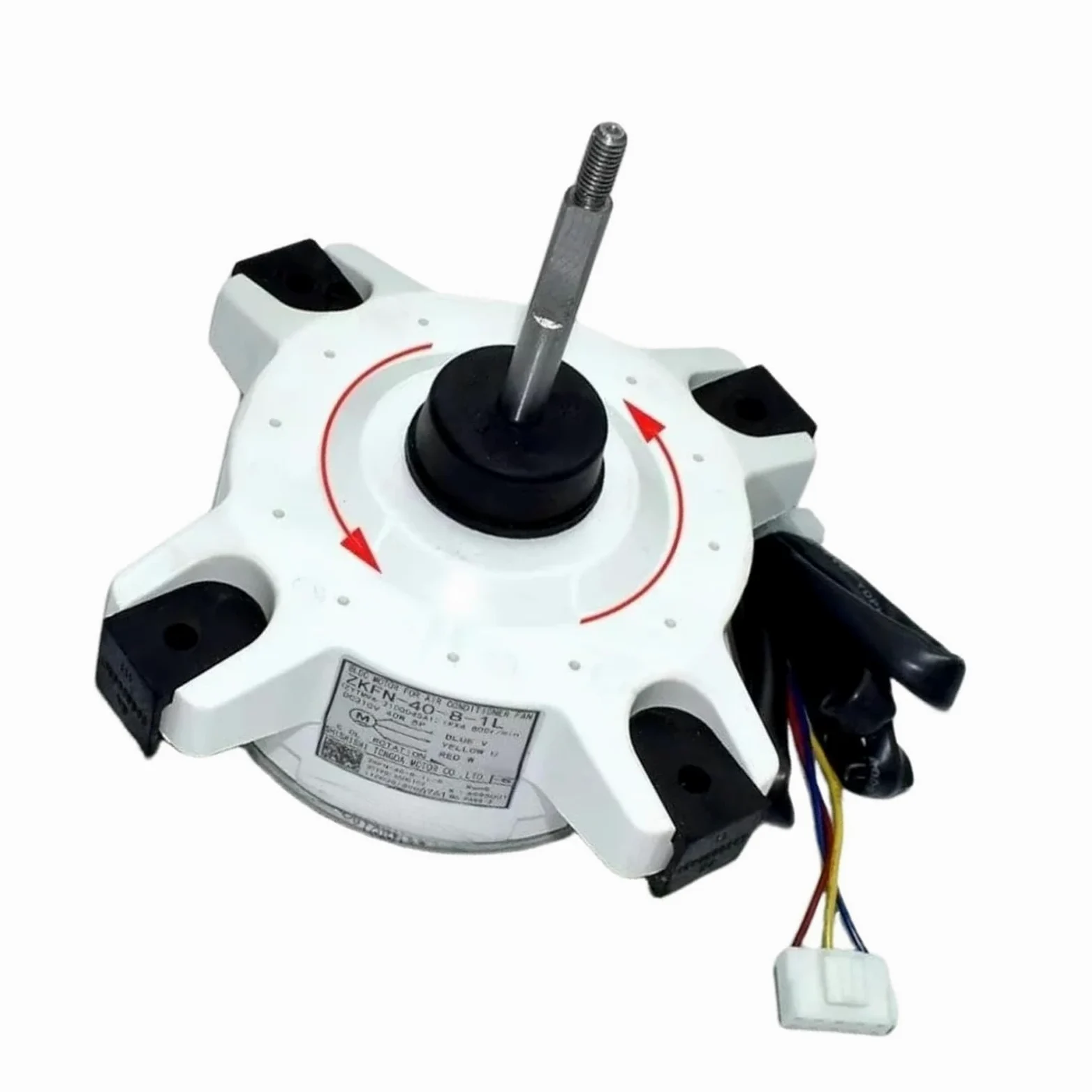 Compatibile con Midea Motore aria condizionata a frequenza variabile Motore brushless DC Motore ventilatore esterno ZKFN-40-8-1L Rotazione inversa