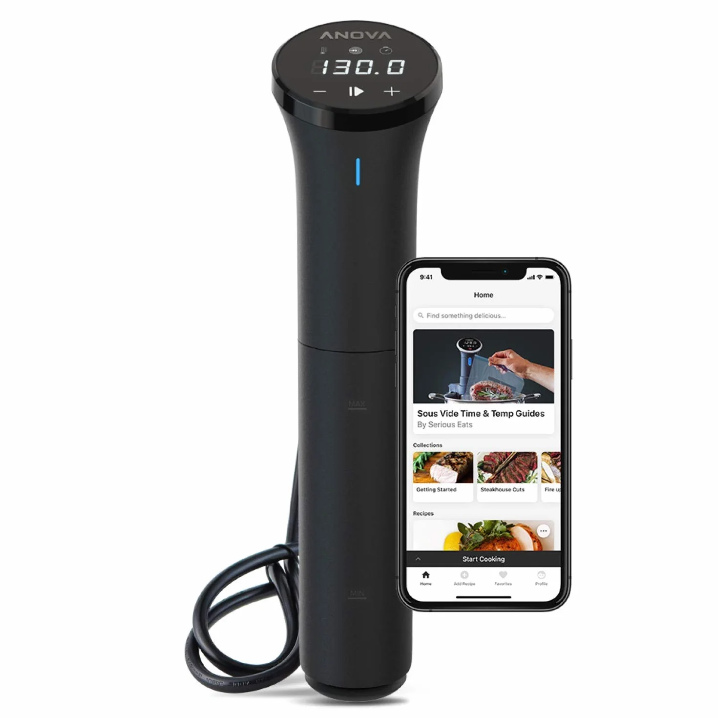Anova Precision Cooker Nano 2.0 WiFi Bluetooth 100W Czarny