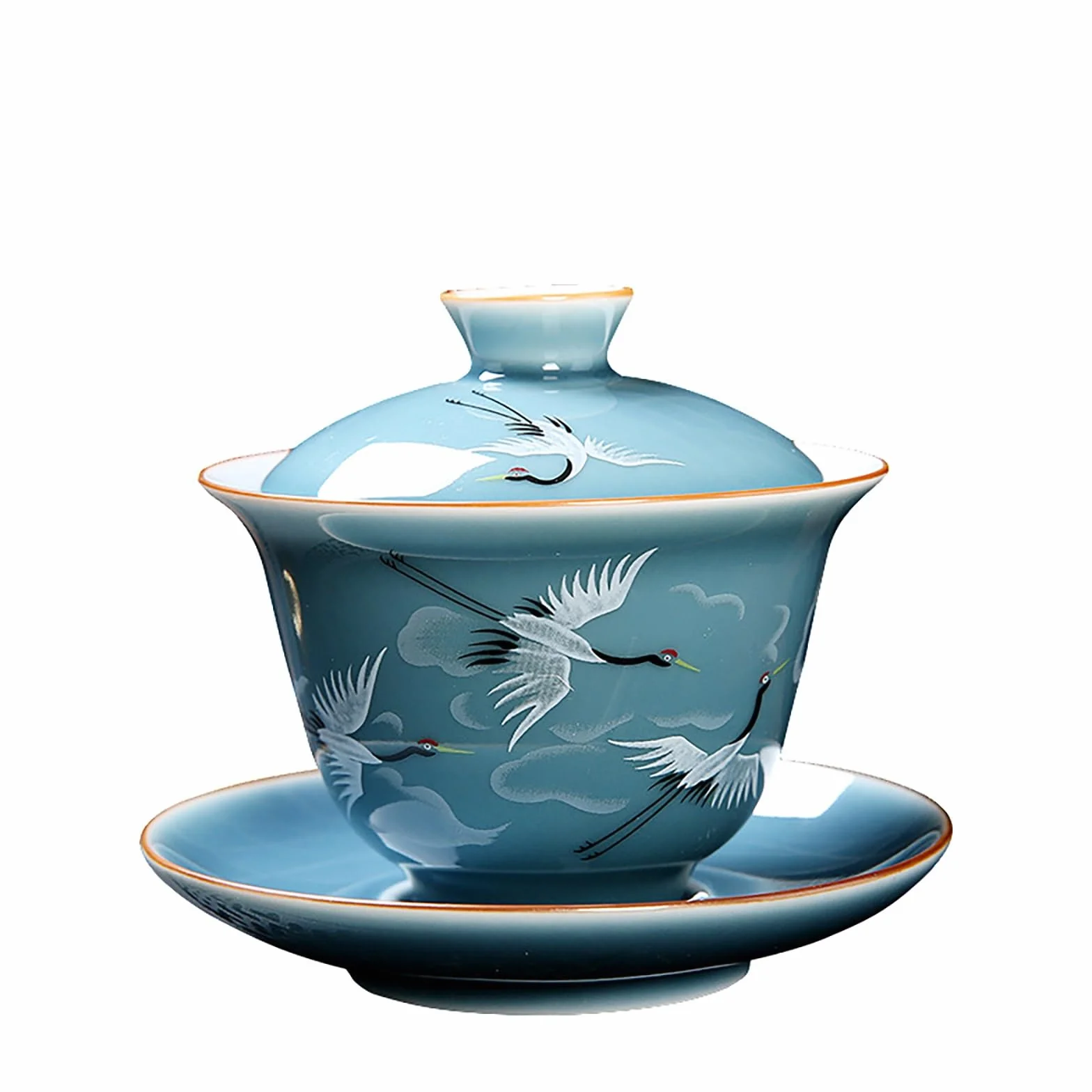 Gaiwan tazza di tè cinese ceramica Sancai Tea Bowl set da tè