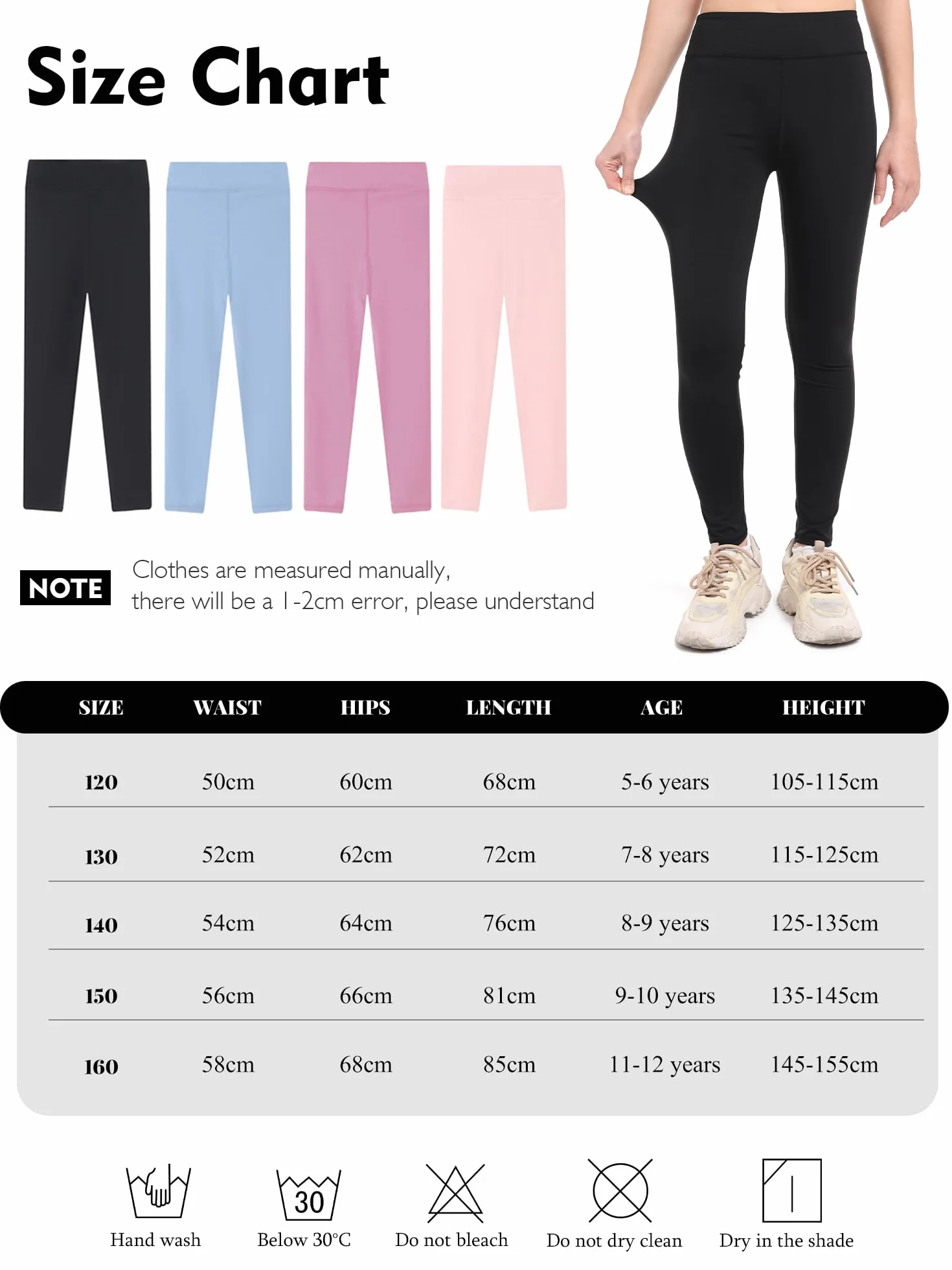 Leggings sportivi per bambini, comodi, sportivi, leggings, lunghi, per jogging, allenamento, lezioni di sport