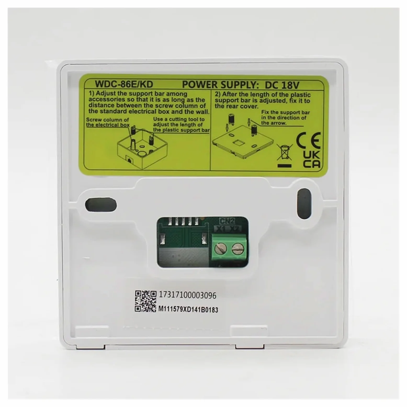 Gruppo Telecomando, Compatibile Con Midea, WDC-86E/KD KJR-86E/BFKD-E Numero Parte 17317100003096 Riparazione Unità Interna