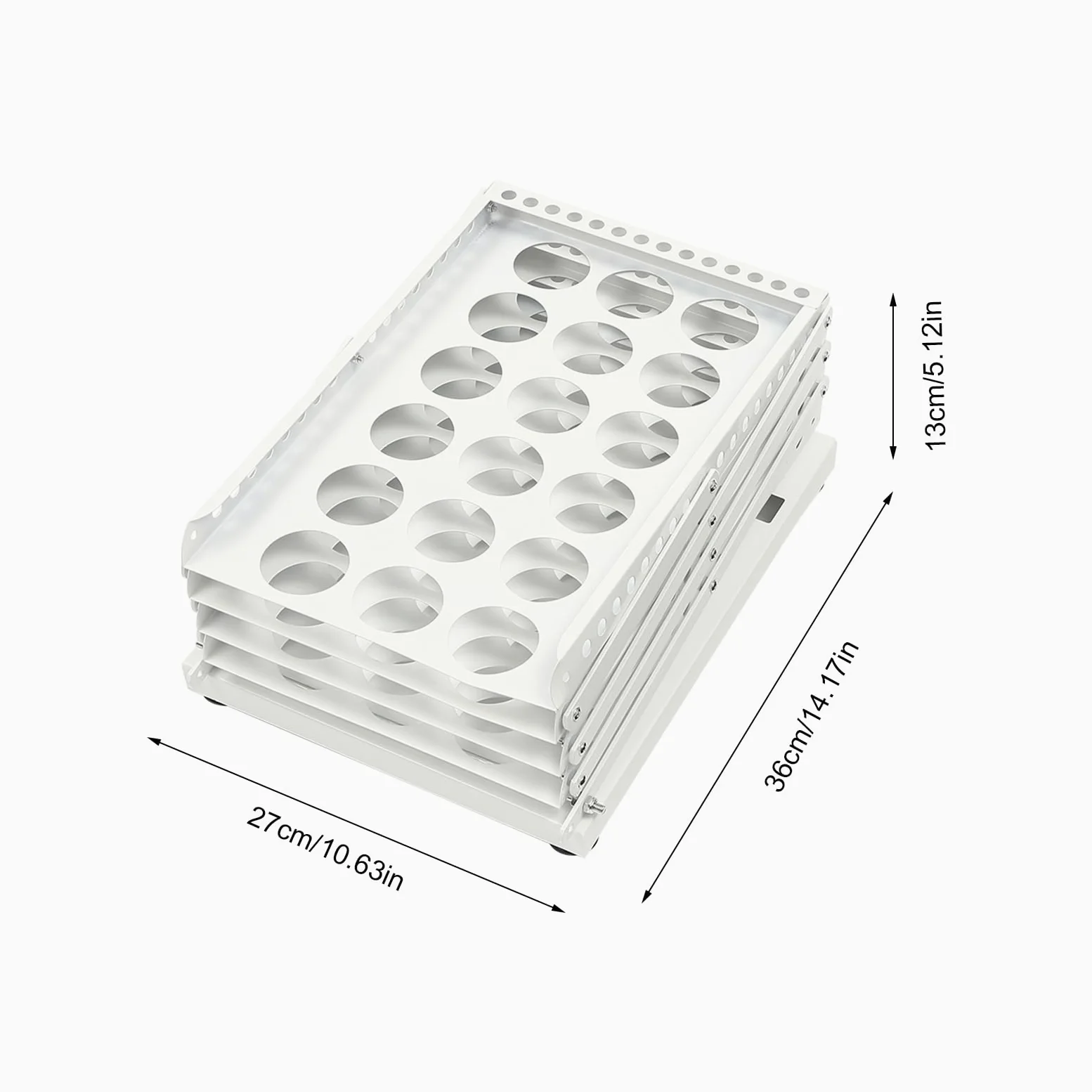 Portariviste pieghevole, a 4 strati, formato A4, per uffici, mostre, display informativi in aree turistiche, 36 x 27 x 132 cm