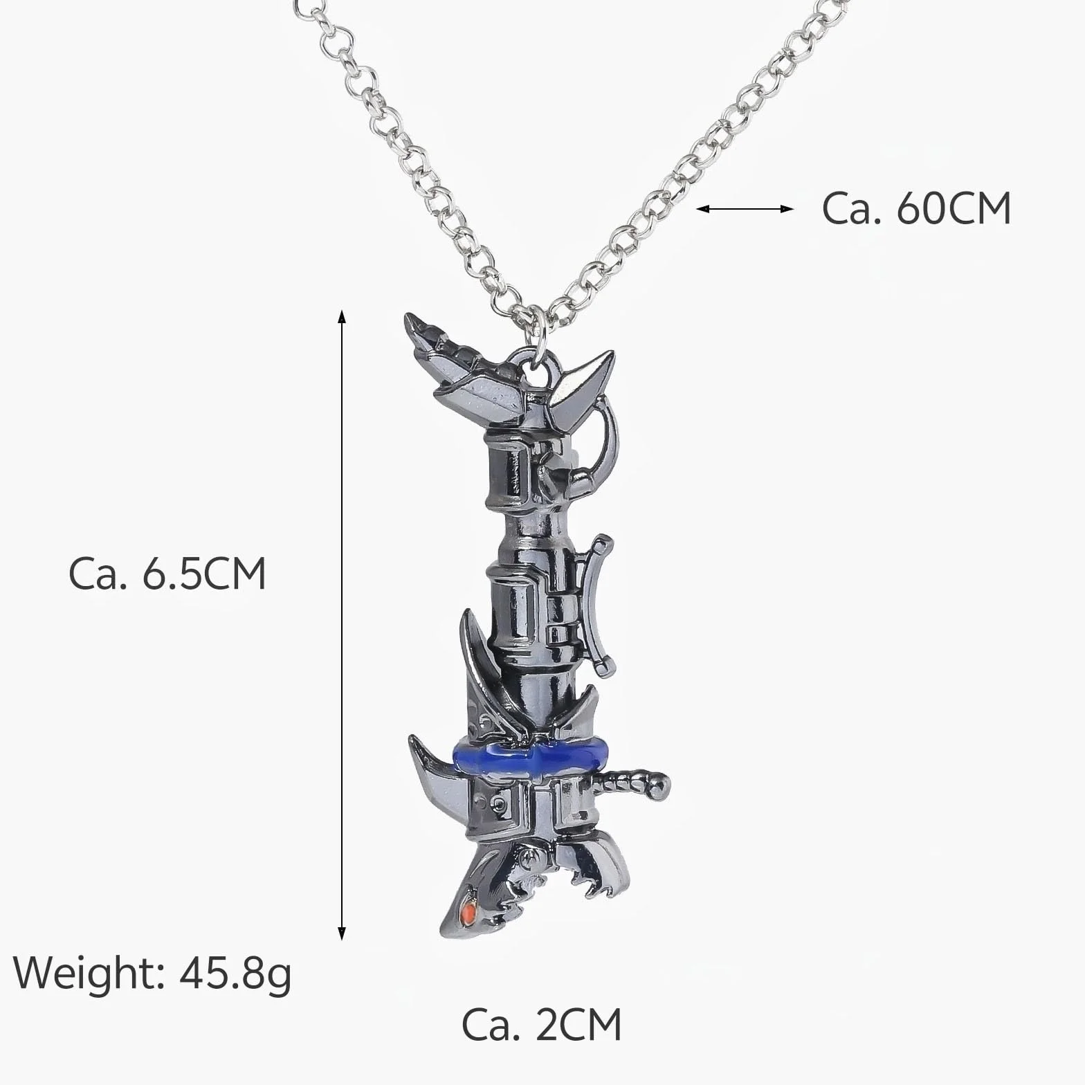 Collana Cosplay Arcane-JINX per Halloween accessori costo squali regalo donna uomo