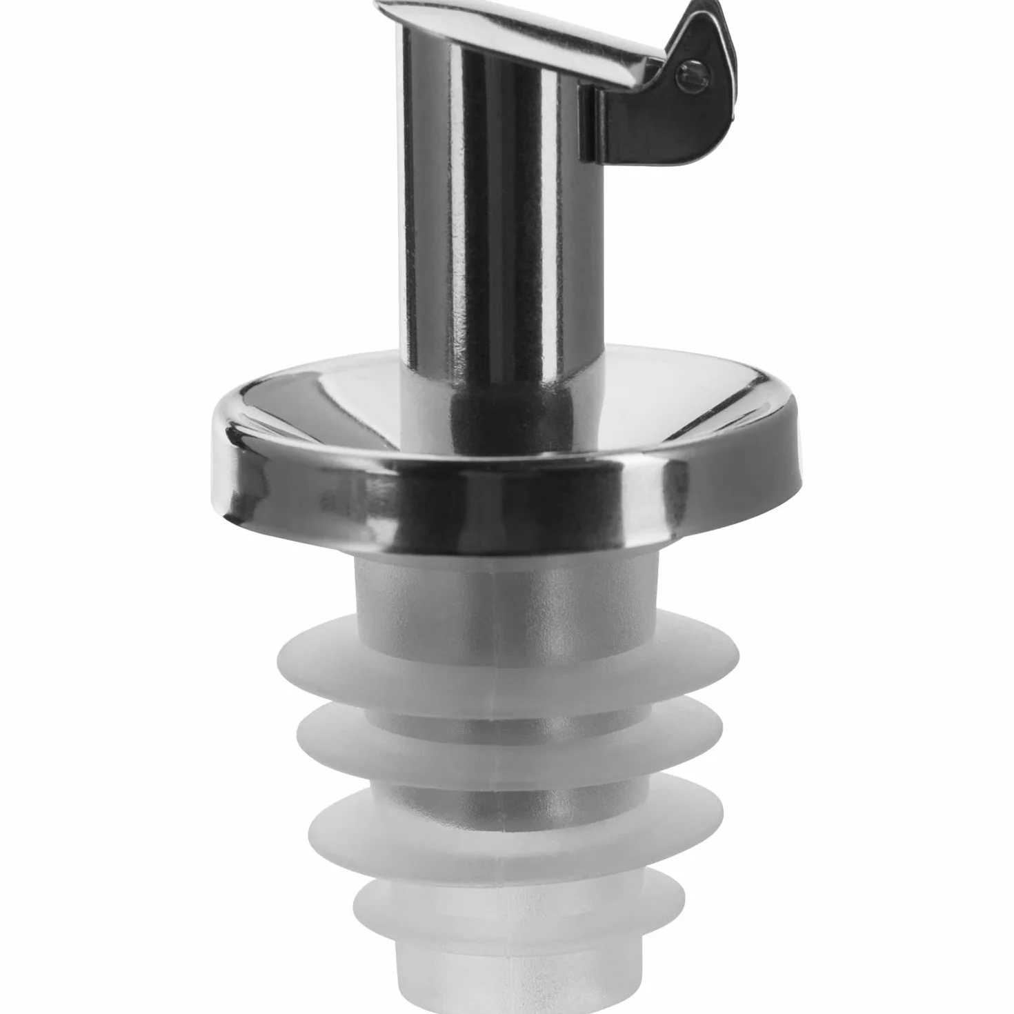 Westmark Beccuccio per Bottiglie di Olio e Aceto, Acciaio Inossidabile, Tappo in Silicone