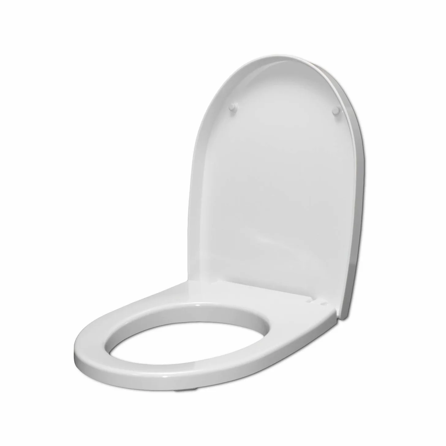 Copriwater per ESEDRA BULL come ORIGINALE TERMOINDURENTE BIANCO cerniera inox normale o rallentata soft close