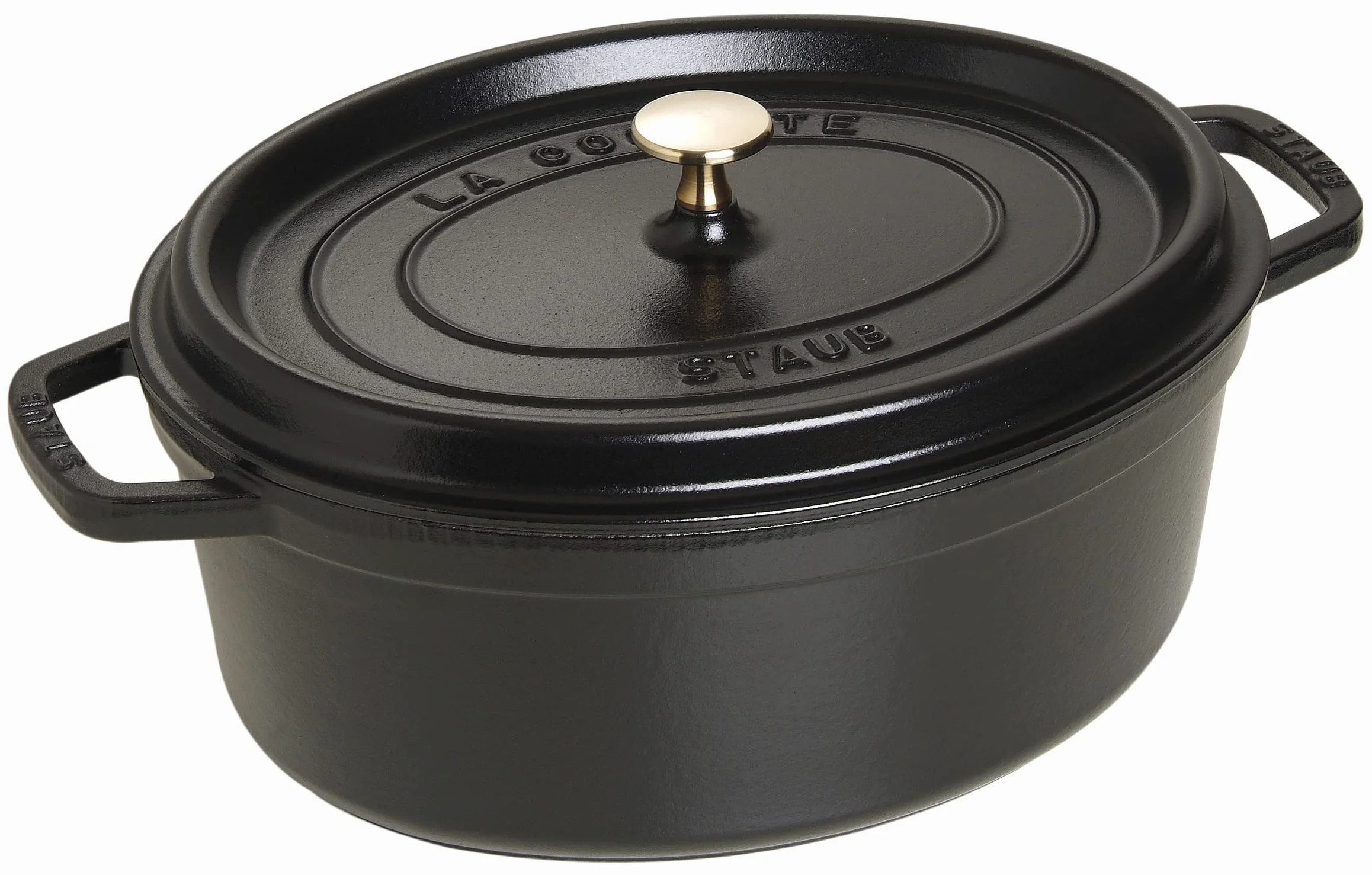 STAUB La Cocotte Casseruola Ovale, Ghisa, Nero, 41 cm