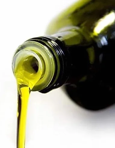 Bottiglia per Olio Verde in Vetro, 1000 ml, Set di 10 Bottiglie con 10 Tappi, Riutilizzabile