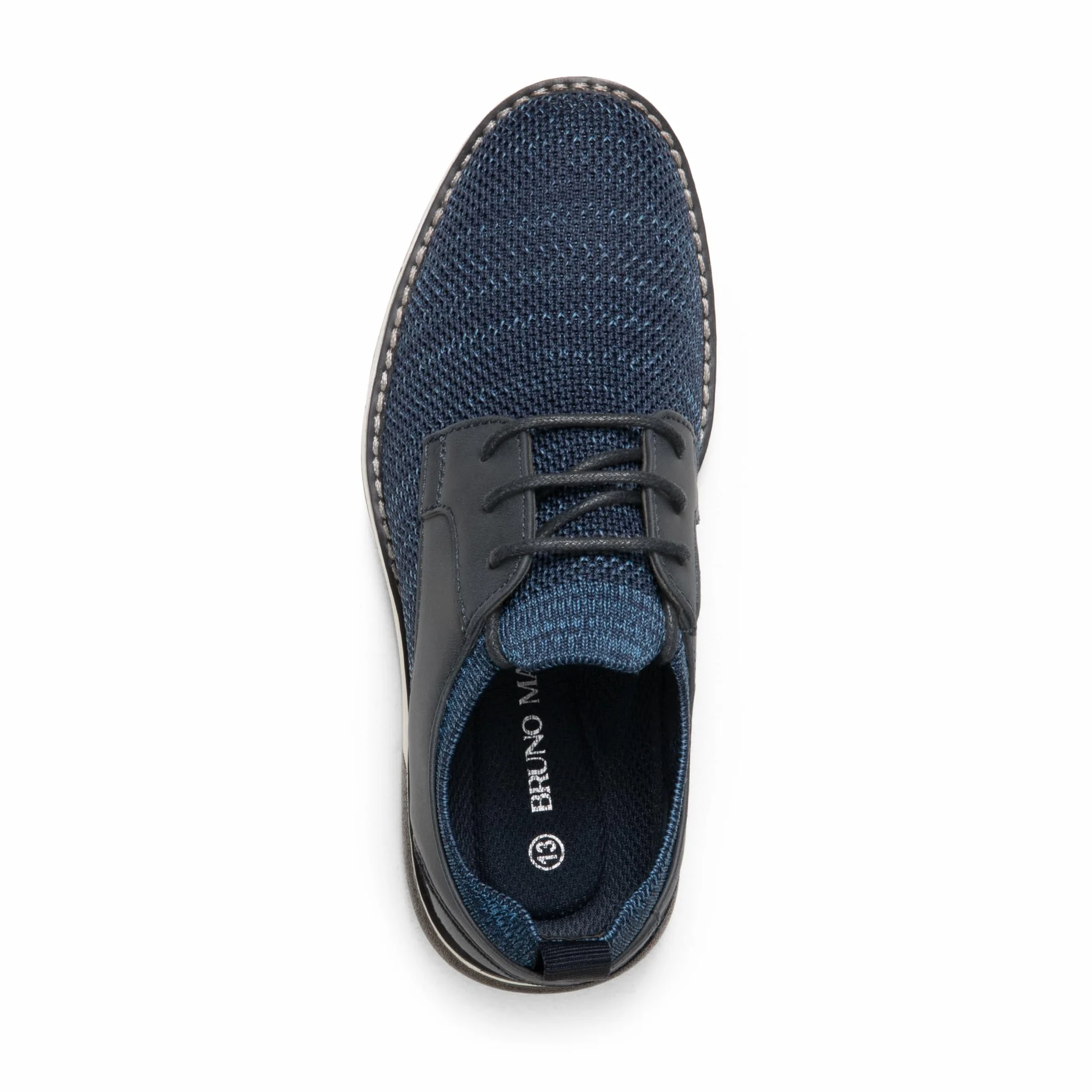 Bruno Marc Scarpe Basse con Lacci per Ragazzi, Traspiranti, in Tessuto a Maglia Oxford, per Feste di Nozze