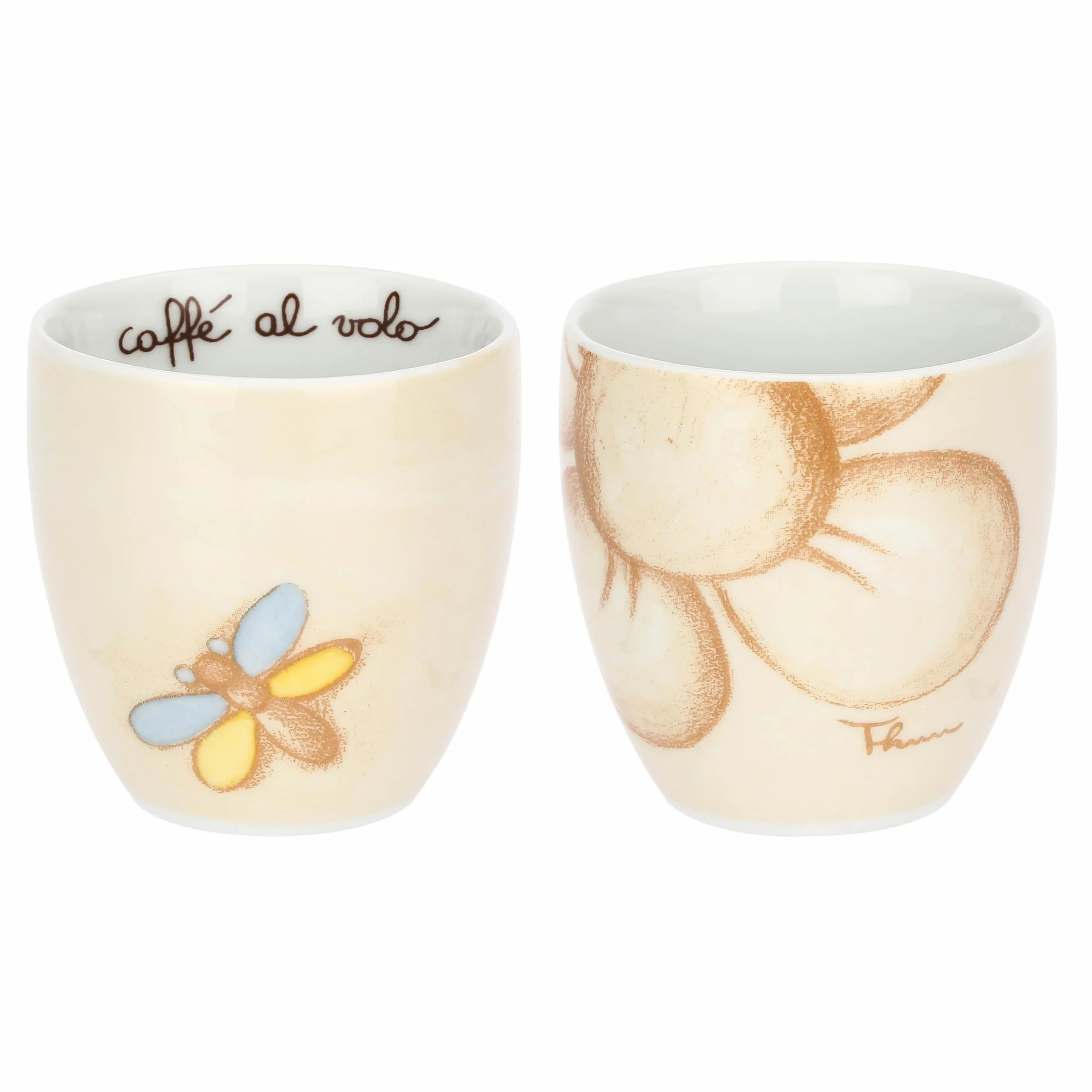THUN Elegance Caffeini Porcellana Set 6 6,3cm